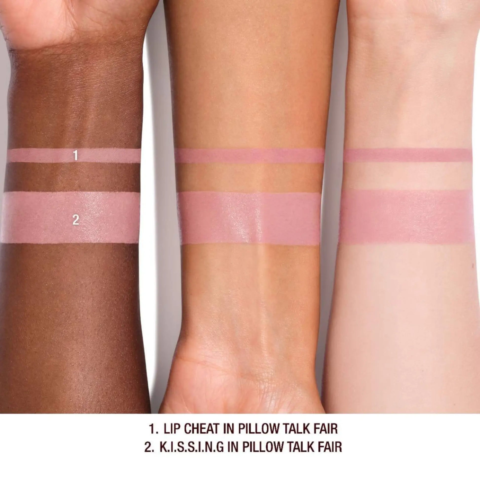 Набор для губ - Charlotte Tilbury Mini Pillow Talk Lipstick & Liner Set / Pillow Talk Fair Findy Uzbekistan
