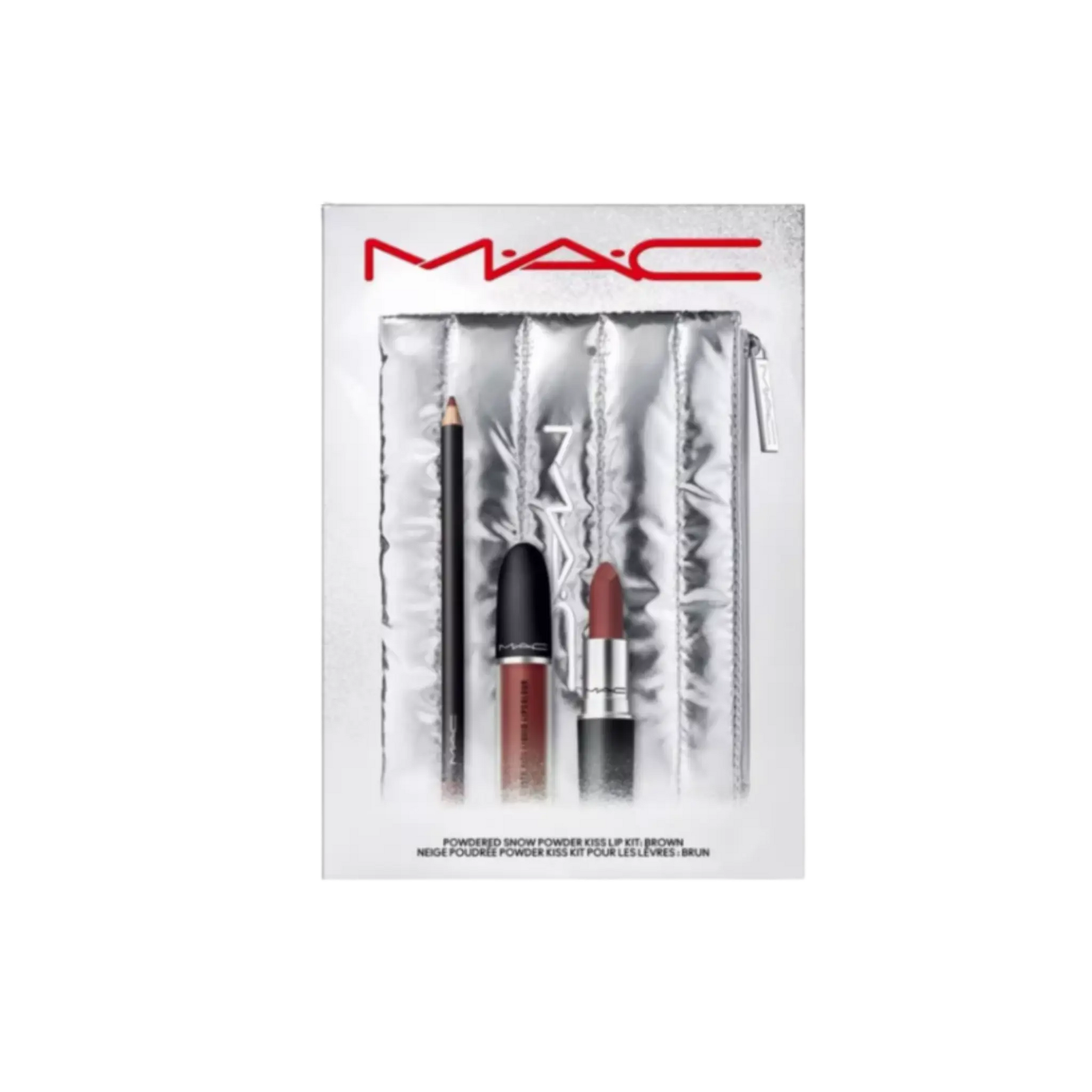 Набор для губ / Mac Powdered Snow Powder Kiss Lip Kit Mac