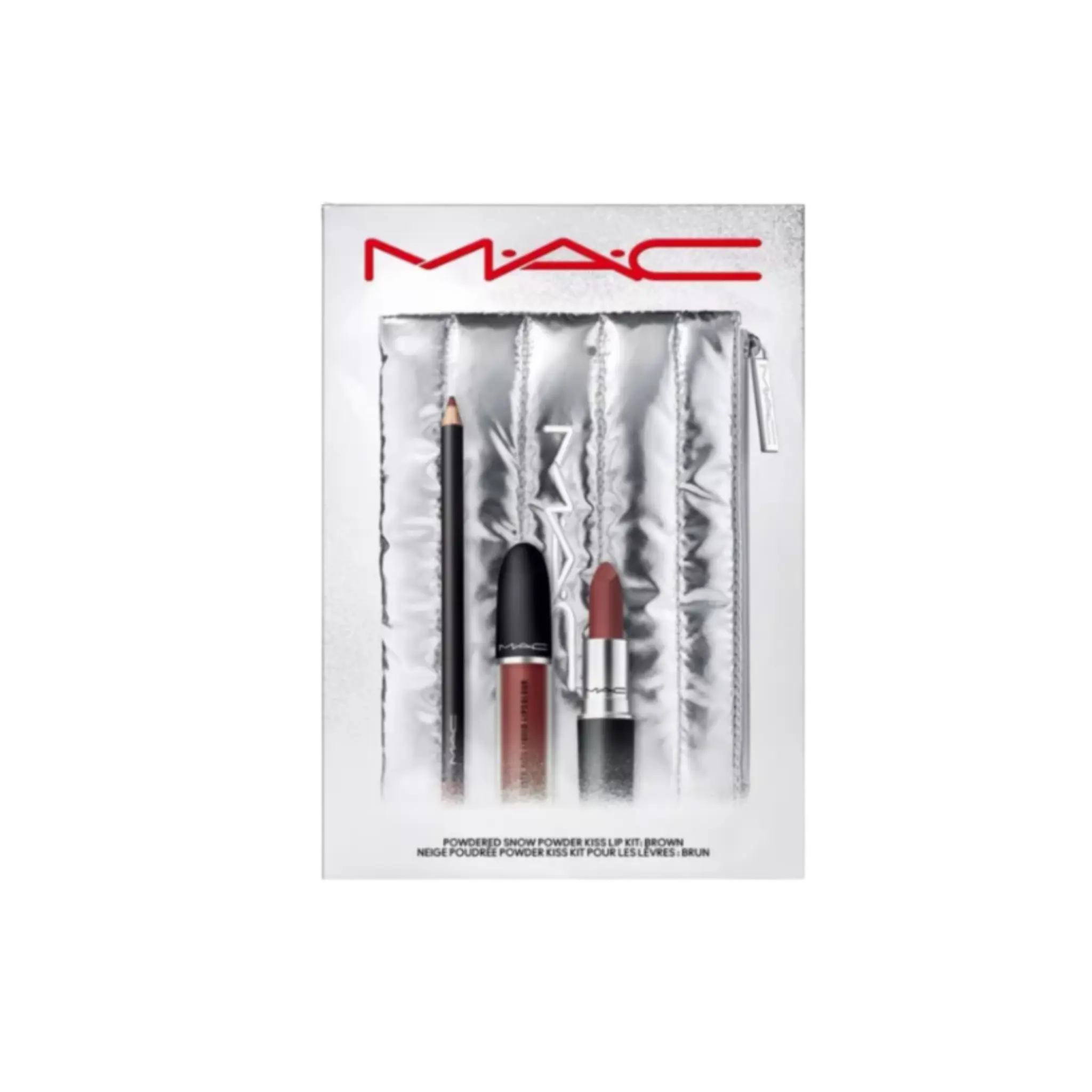 Набор для губ / Mac Powdered Snow Powder Kiss Lip Kit Mac