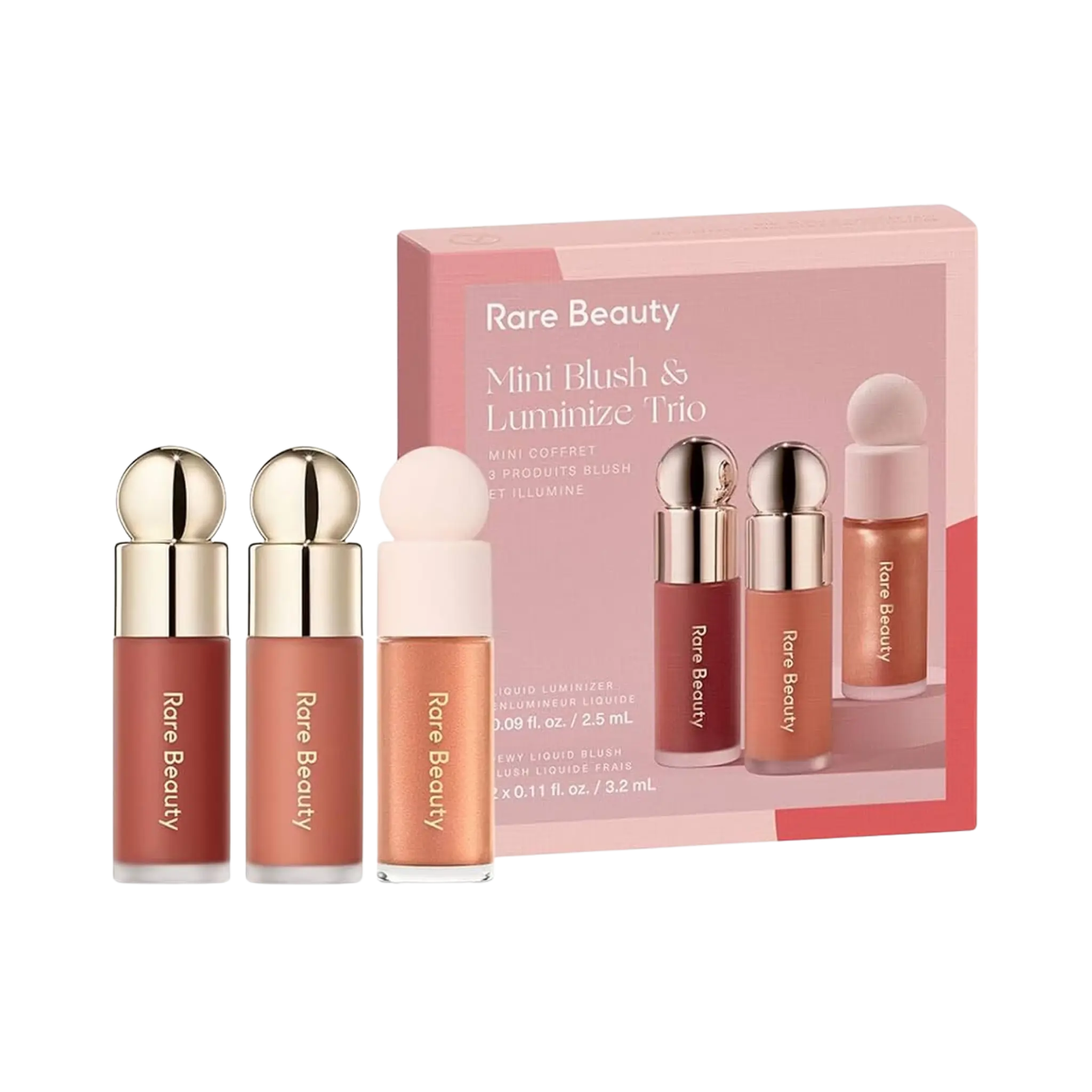 Набор для макияжа Rare Beauty by Selena Gomez Mini Blush and Luminize Trio Findy Uzbekistan