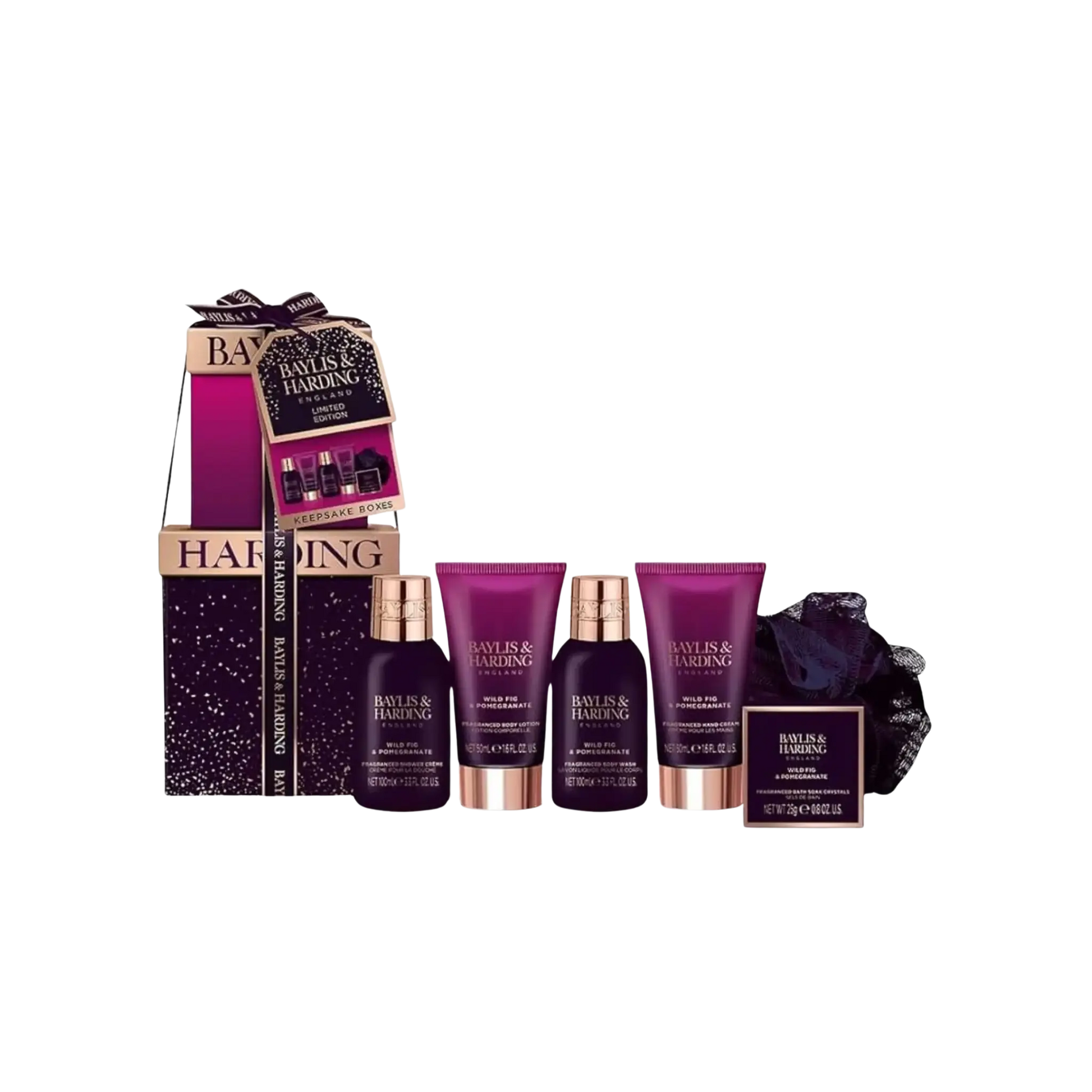 Набор для ухода Baylis & Harding — Bath & Skincare Set / Moonlight Fig & Pomegranate Findy Uzbekistan