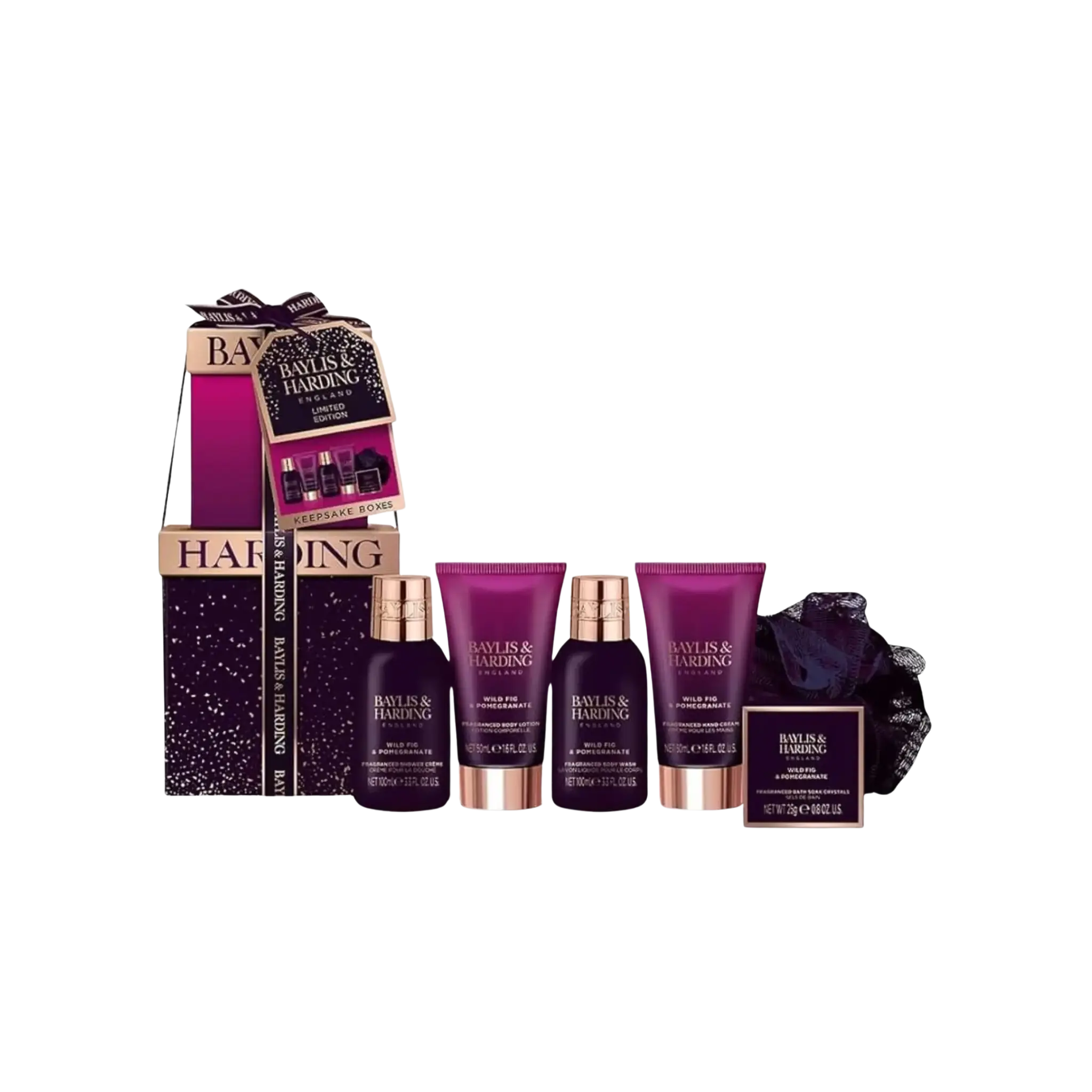 Набор для ухода Baylis & Harding — Bath & Skincare Set / Moonlight Fig & Pomegranate Findy Uzbekistan