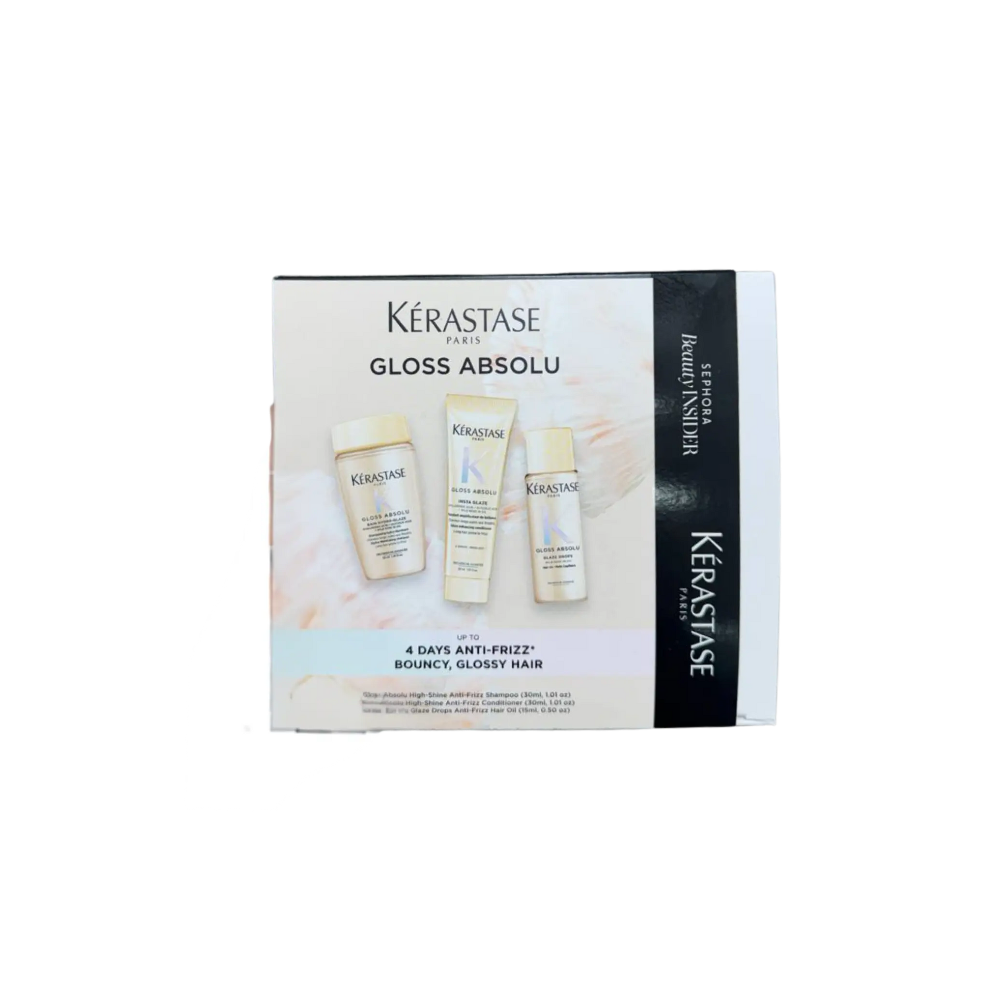 Набор для волос Kérastase — Gloss Absolu Anti-Frizz Set (Shampoo + Conditioner + Hair Oil) Findy Uzbekistan