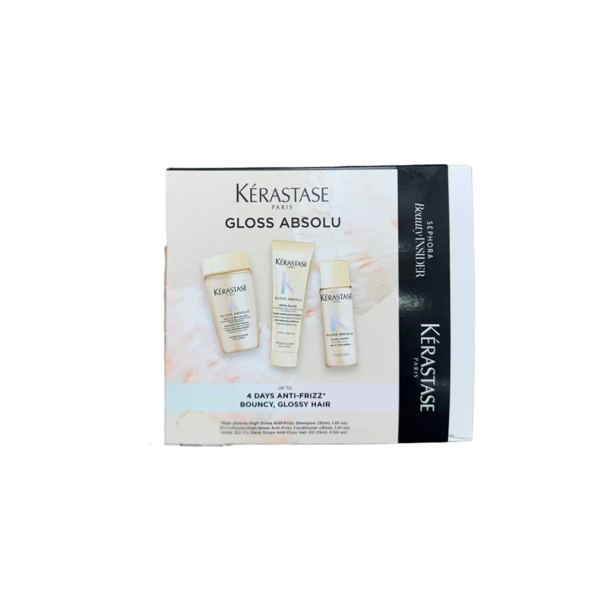 Набор для волос Kérastase — Gloss Absolu Anti-Frizz Set (Shampoo + Conditioner + Hair Oil) Findy Uzbekistan