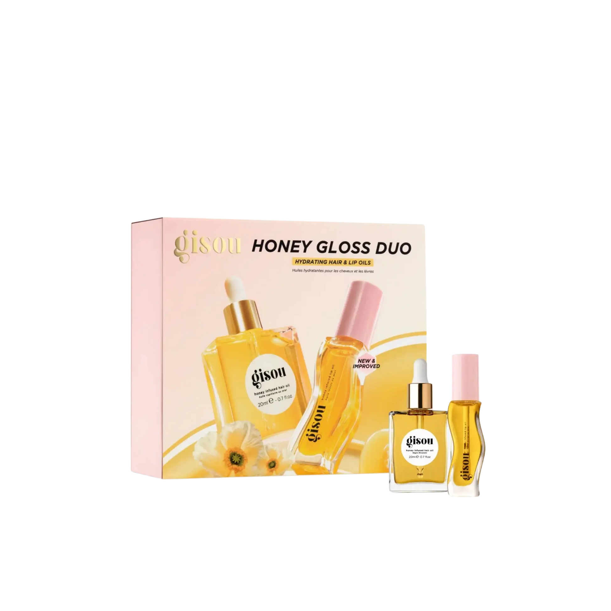 Набор для волос и губ Gisou — Honey Gloss Duo Set Findy Uzbekistan