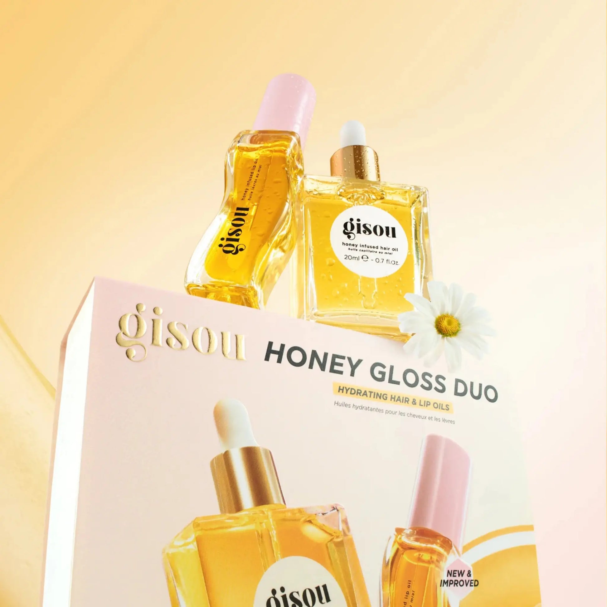 Набор для волос и губ Gisou — Honey Gloss Duo Set Findy Uzbekistan