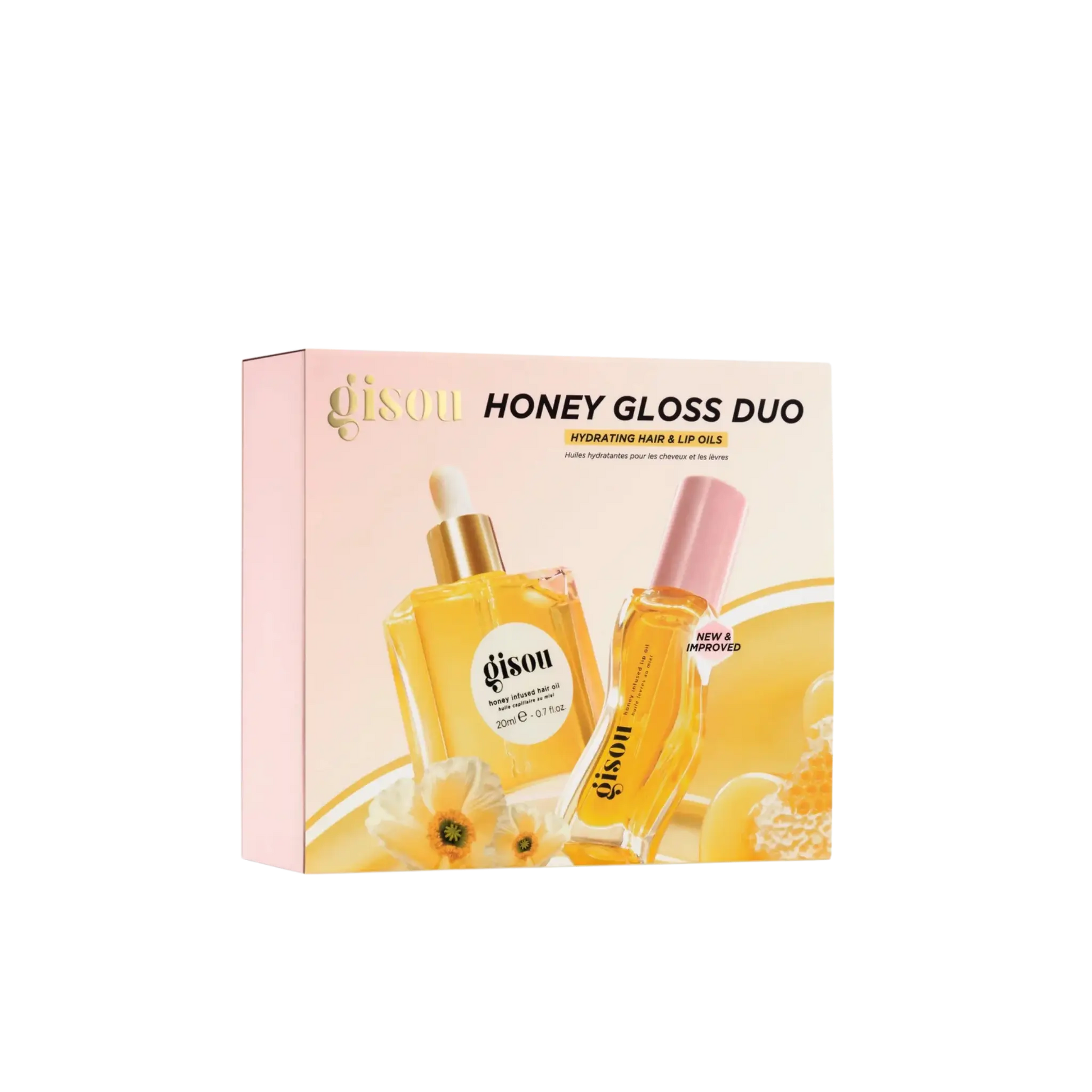 Набор для волос и губ Gisou — Honey Gloss Duo Set Findy Uzbekistan