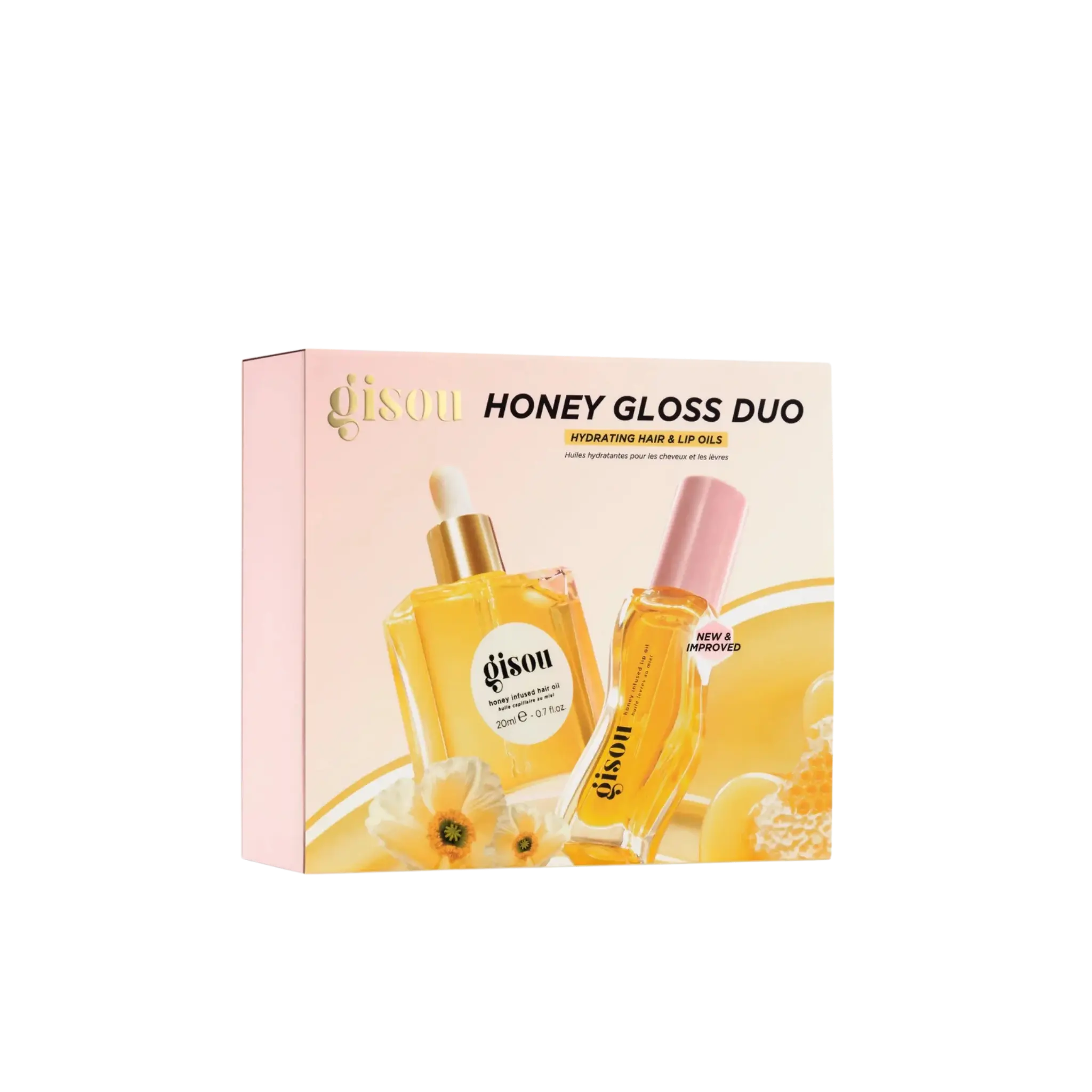 Набор для волос и губ Gisou — Honey Gloss Duo Set Findy Uzbekistan