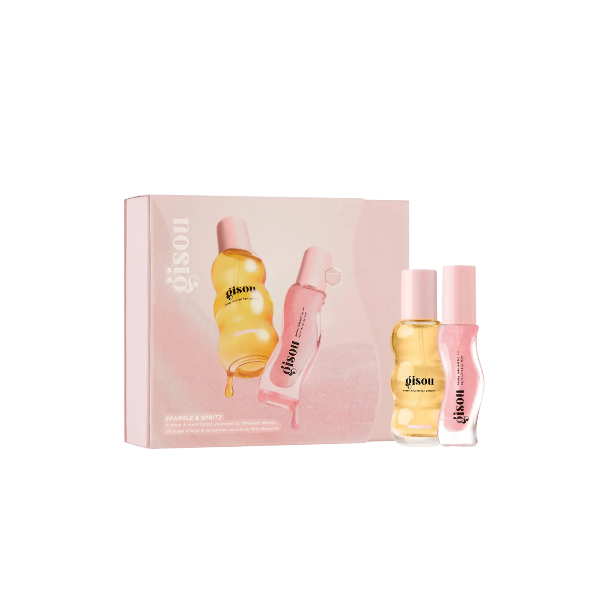 Набор для волос и губ Gisou — Sparkle & Spritz Set Findy Uzbekistan
