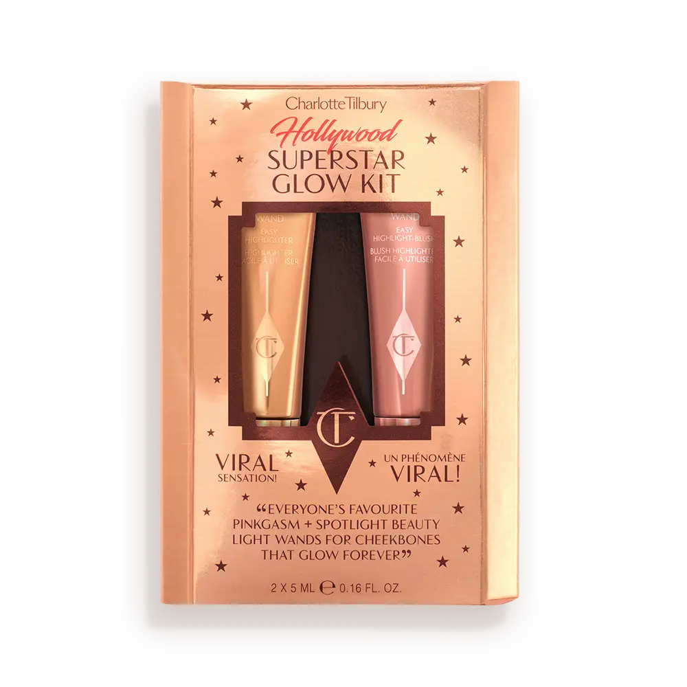 Набор хайлайтер и румяна Charlotte Tilbury — Mini Hollywood Superstar Findy Uzbekistan