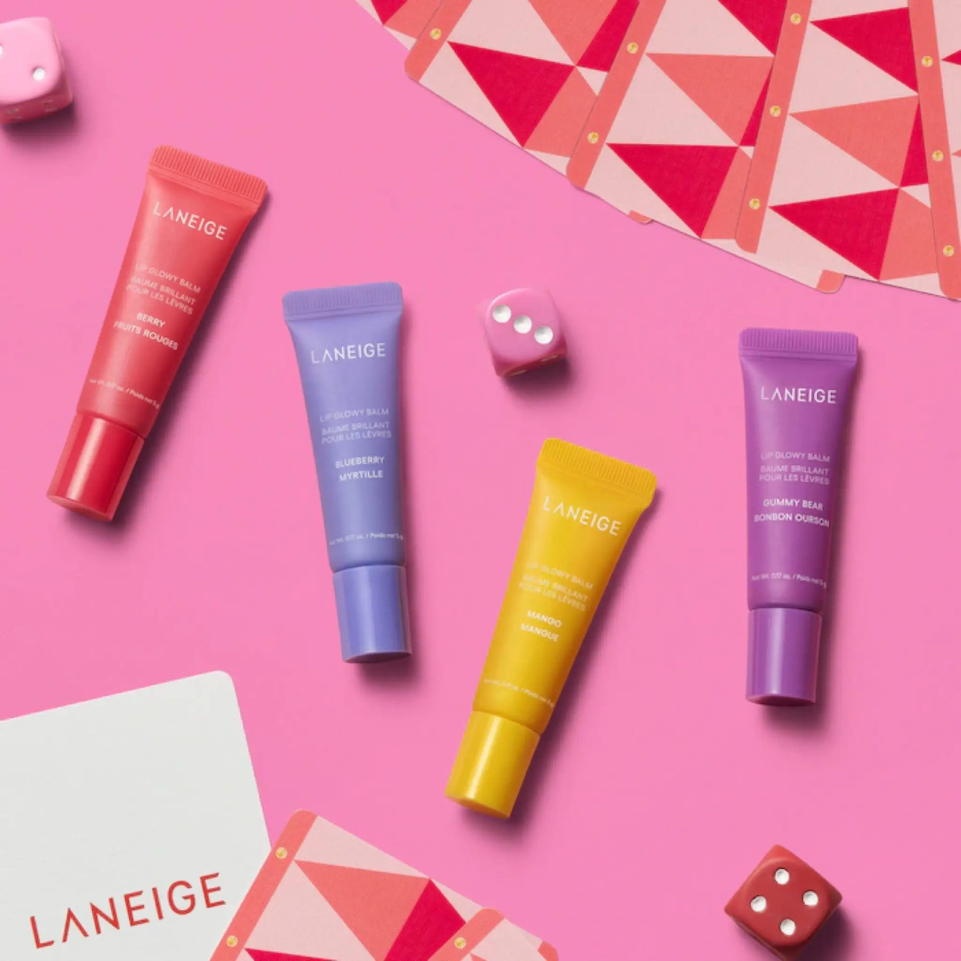 Набор мини-блесков для губ Laneige Glowy Lip Minis Findy Uzbekistan