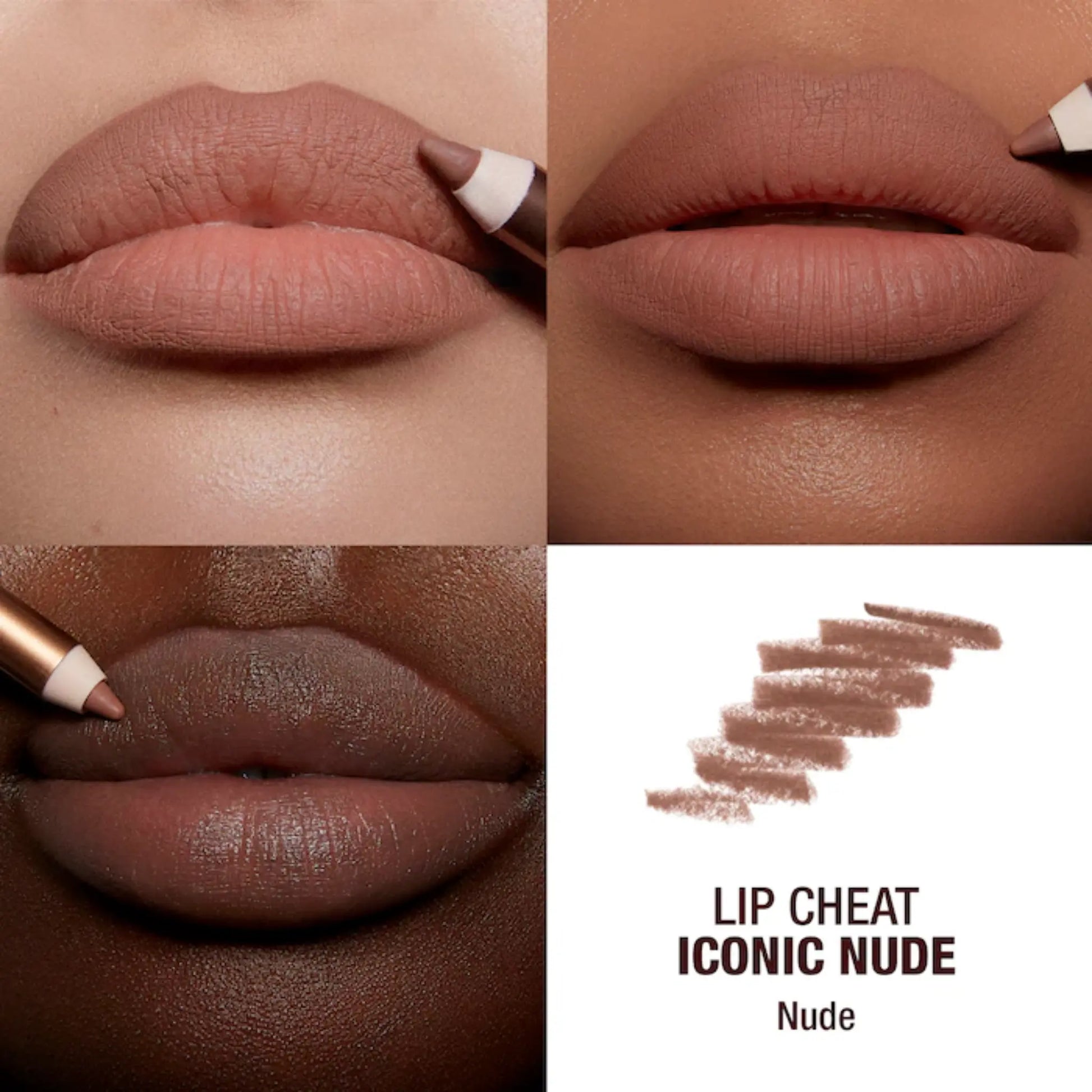 Набор мини-карандашей для губ Charlotte Tilbury — Lip Cheat / Iconic Lip Cheat Trio Findy Uzbekistan