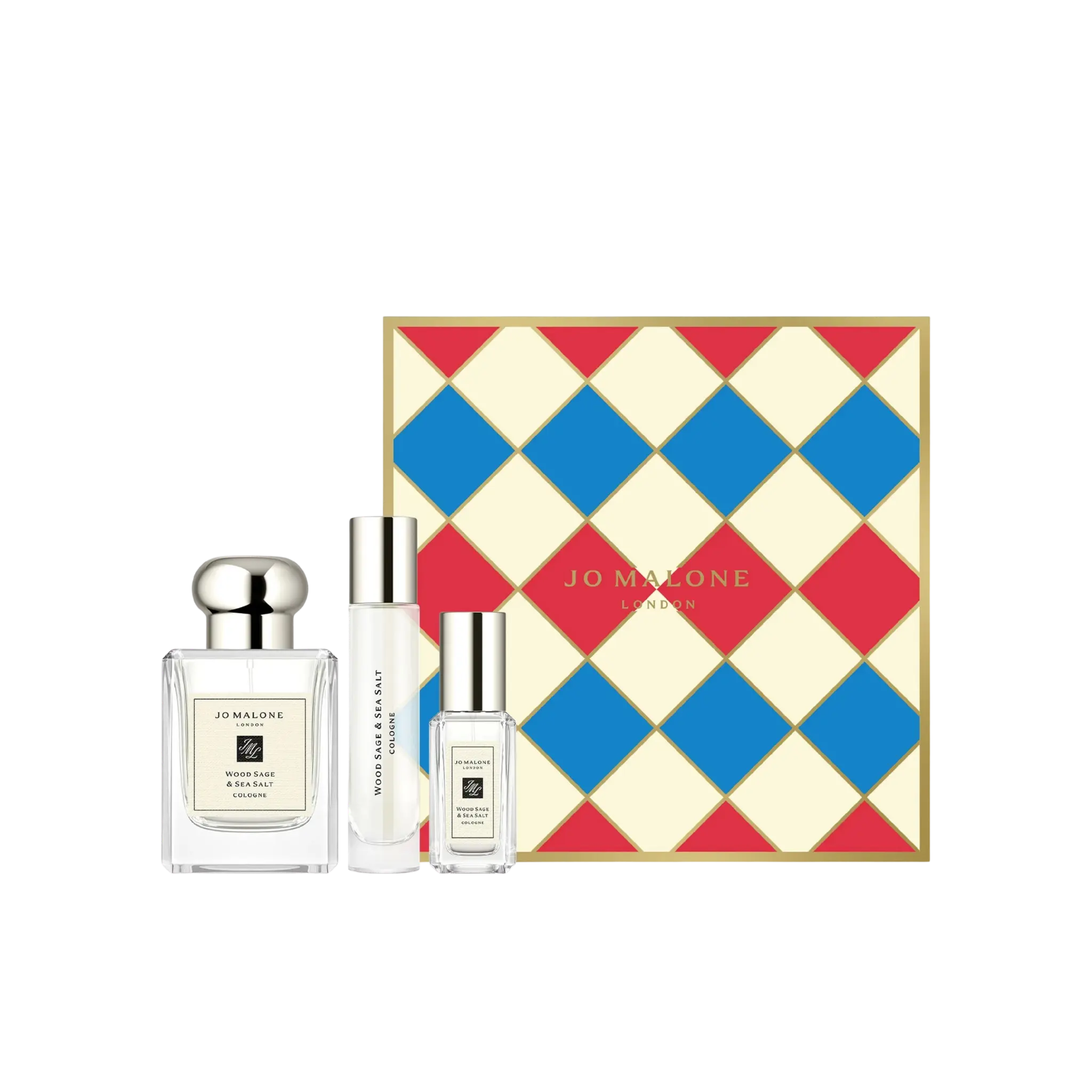 Набор одеколонов Jo Malone London - Wood Sage & Sea Salt Cologne Trio Set Findy Uzbekistan