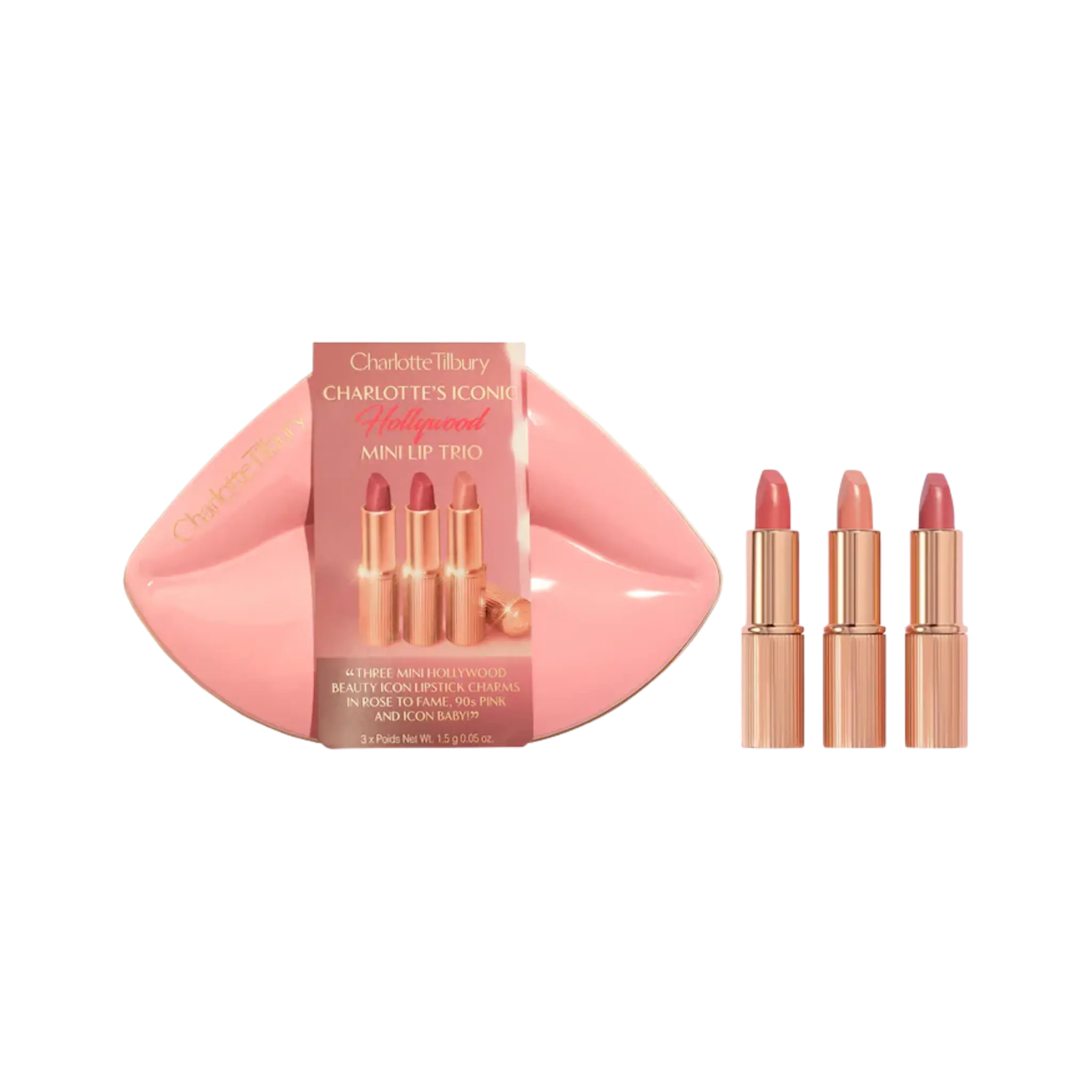 Набор помад Charlotte Tilbury Mini Iconic Hollywood Lipstick Trio Findy Uzbekistan