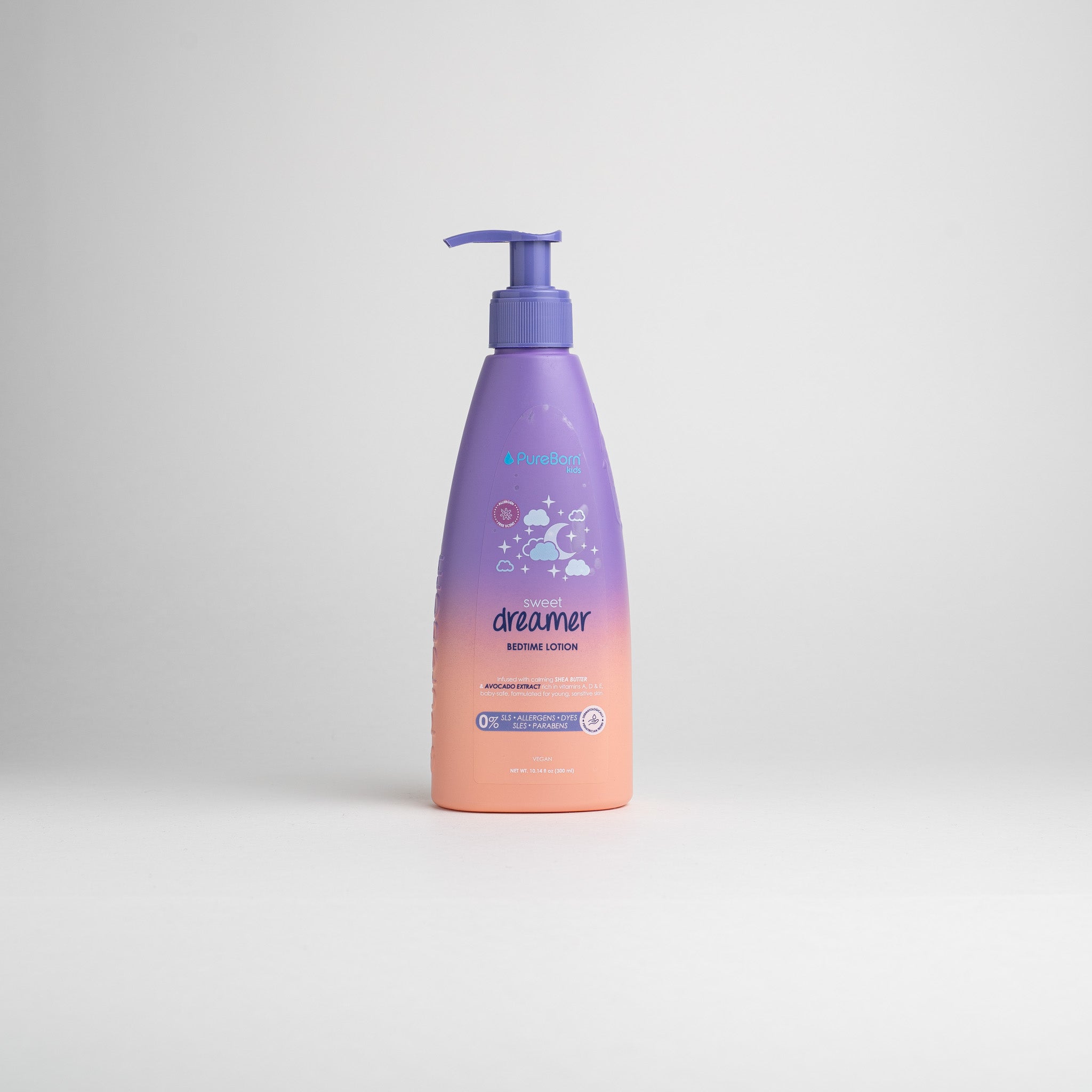 PUREBORN SKIN CARE KIDS SWEET DREAMER BED TIME LOTION 300ml