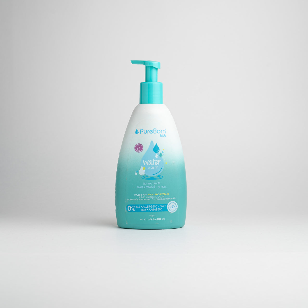 PUREBORN SKIN CARE KIDS WATER WASH DAILY WASH