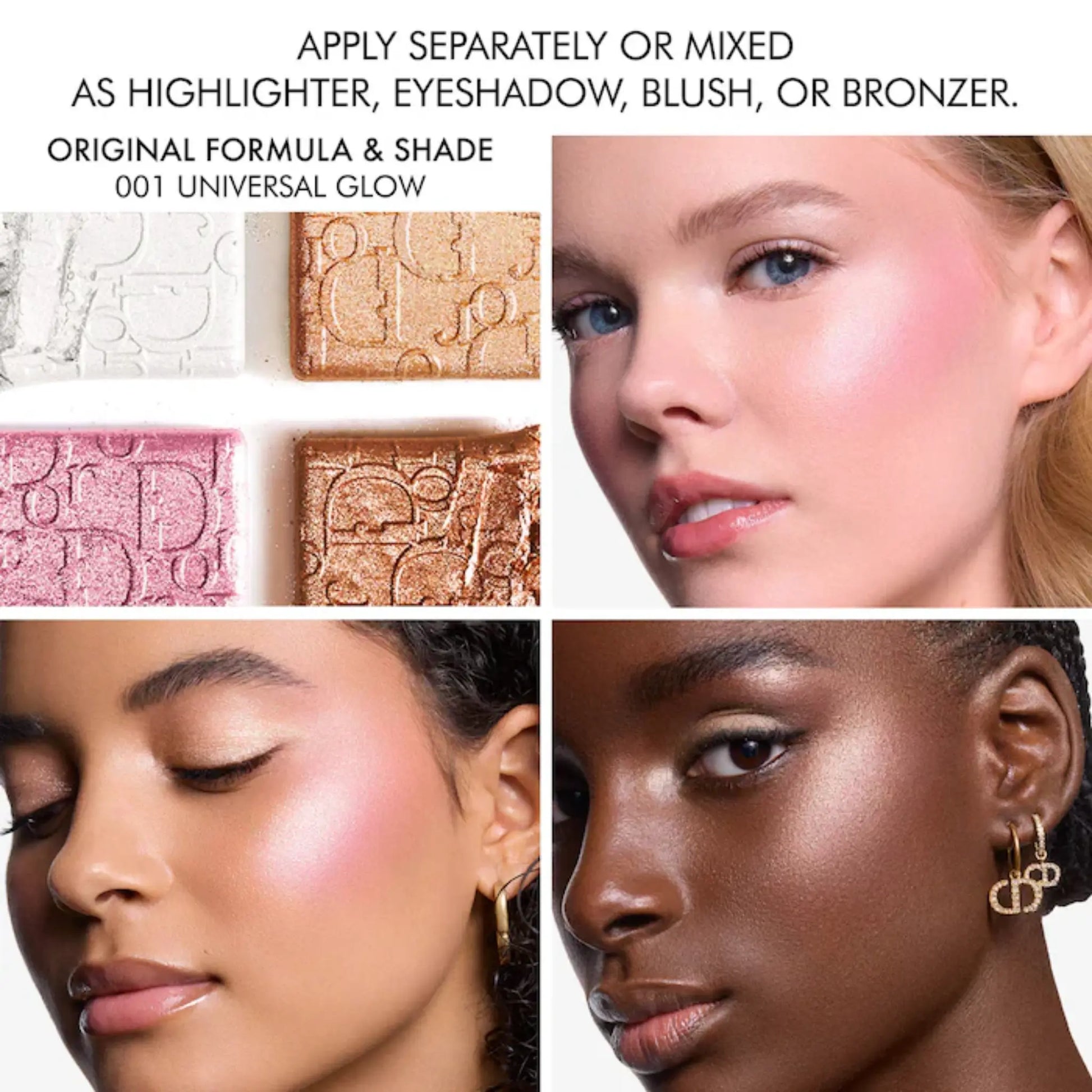 Палетка для лица Dior — Backstage Glow Face Palette / 001 Universal Glow Findy Uzbekistan
