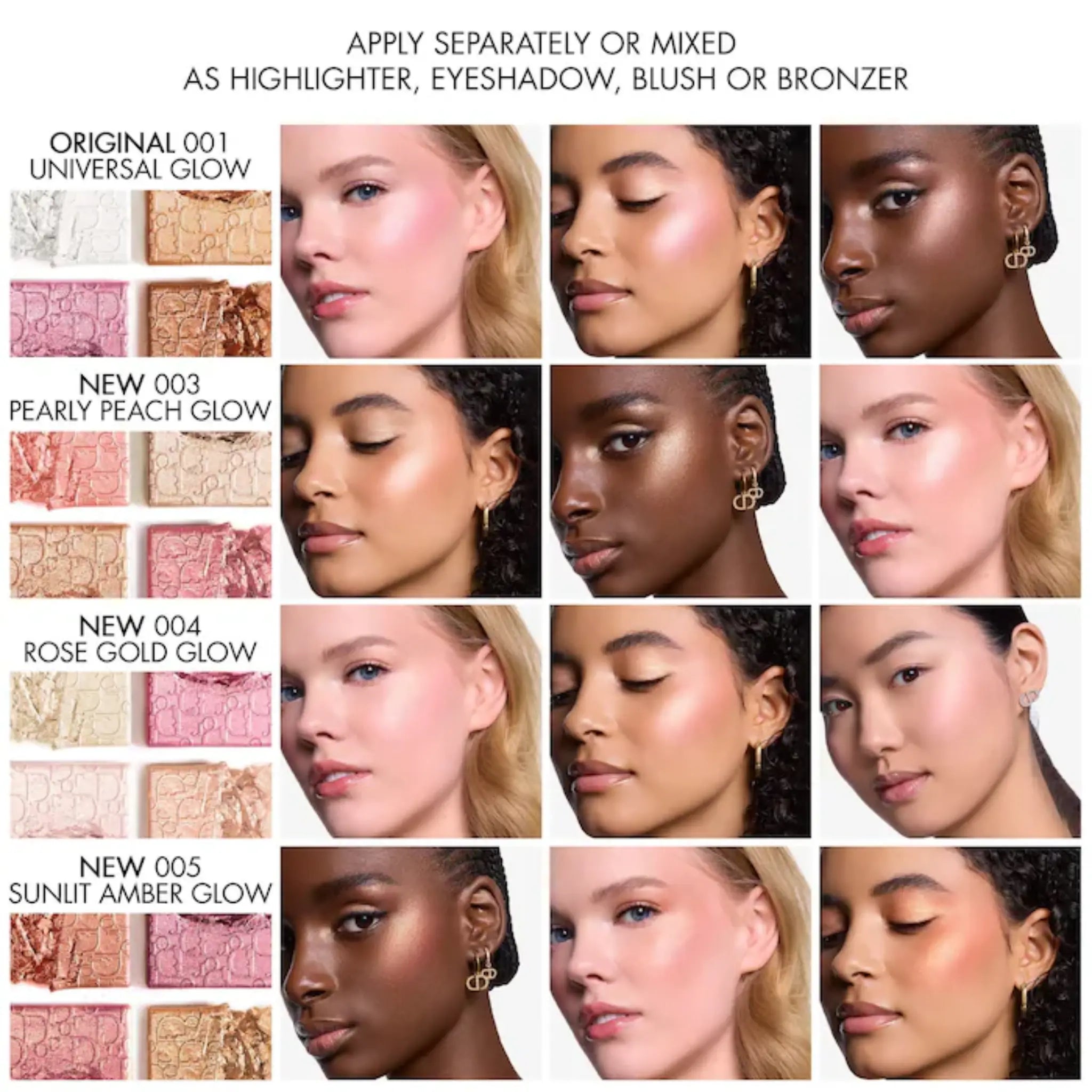 Палетка для лица Dior — Backstage Glow Face Palette / 001 Universal Glow Findy Uzbekistan