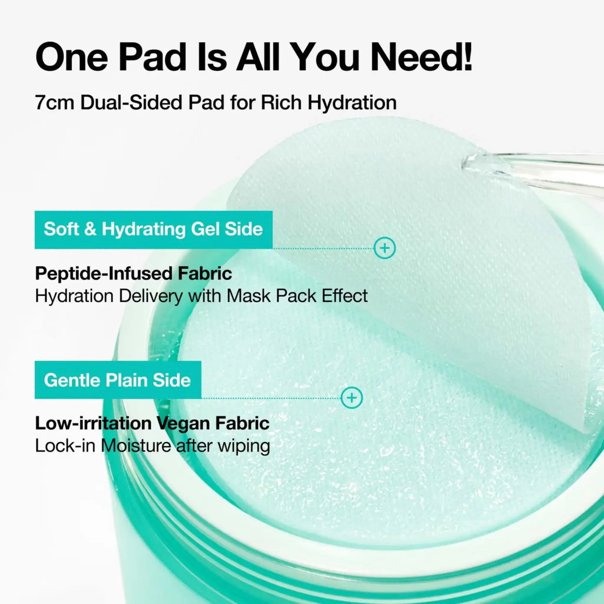Пэды / Anua PDRN 100 Hyaluronic Acid Glow Pad Anua