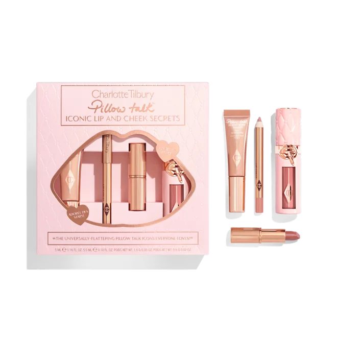Набор Charlotte Tilbury Pillow Talk Iconic Lip and Cheek Secrets / Pillow Talk