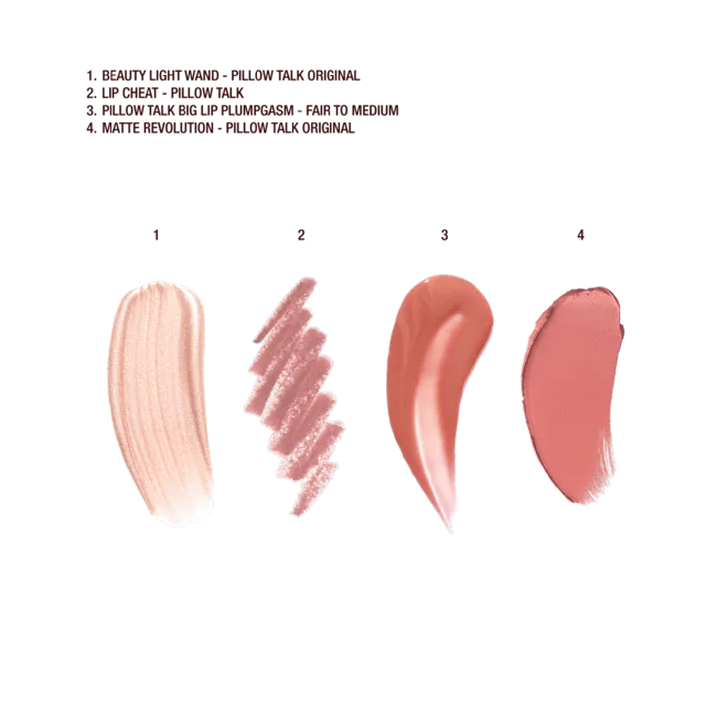 Набор Charlotte Tilbury Pillow Talk Iconic Lip and Cheek Secrets / Pillow Talk