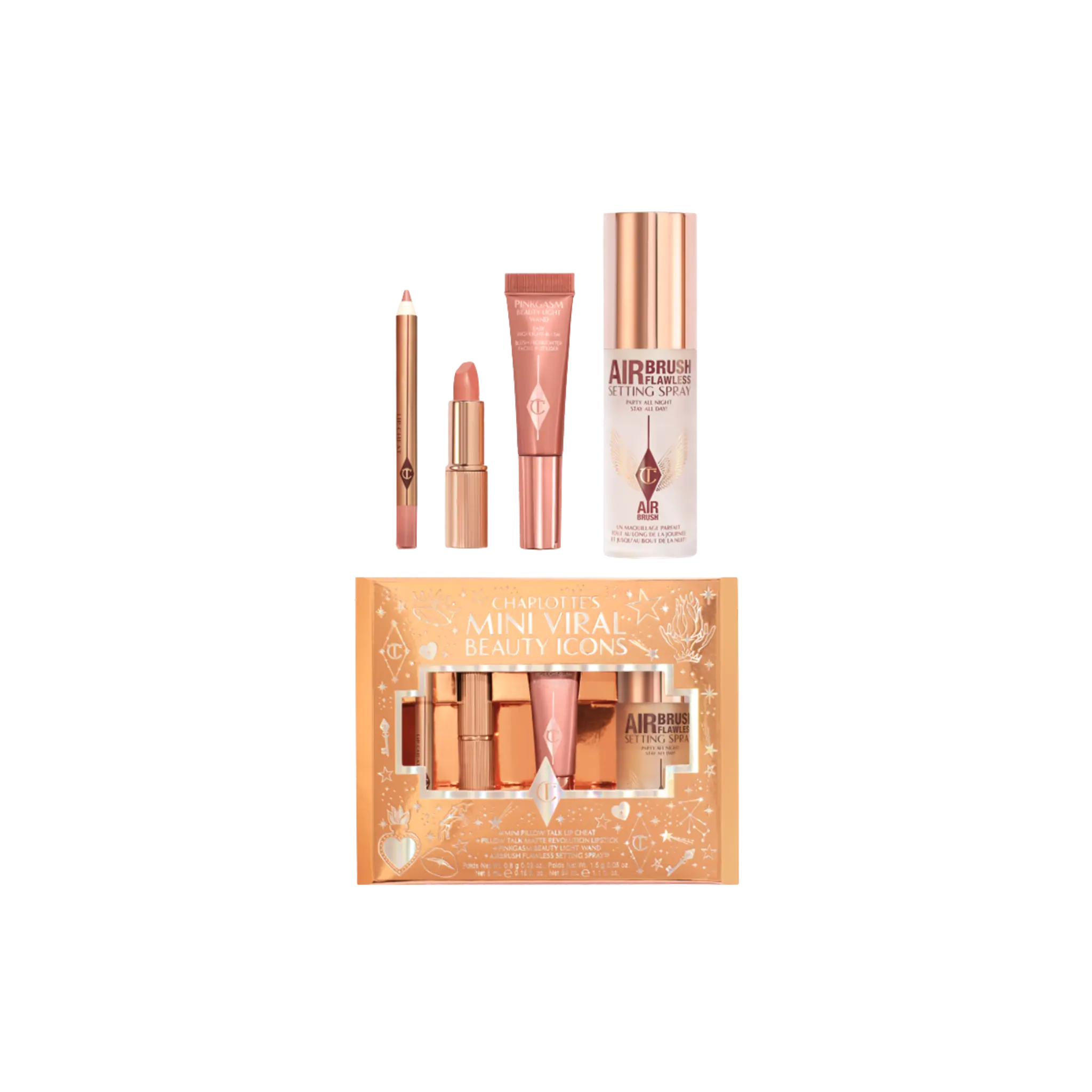 Подарочный набор Charlotte Tilbury Mini Viral Beauty Icons Findy Uzbekistan