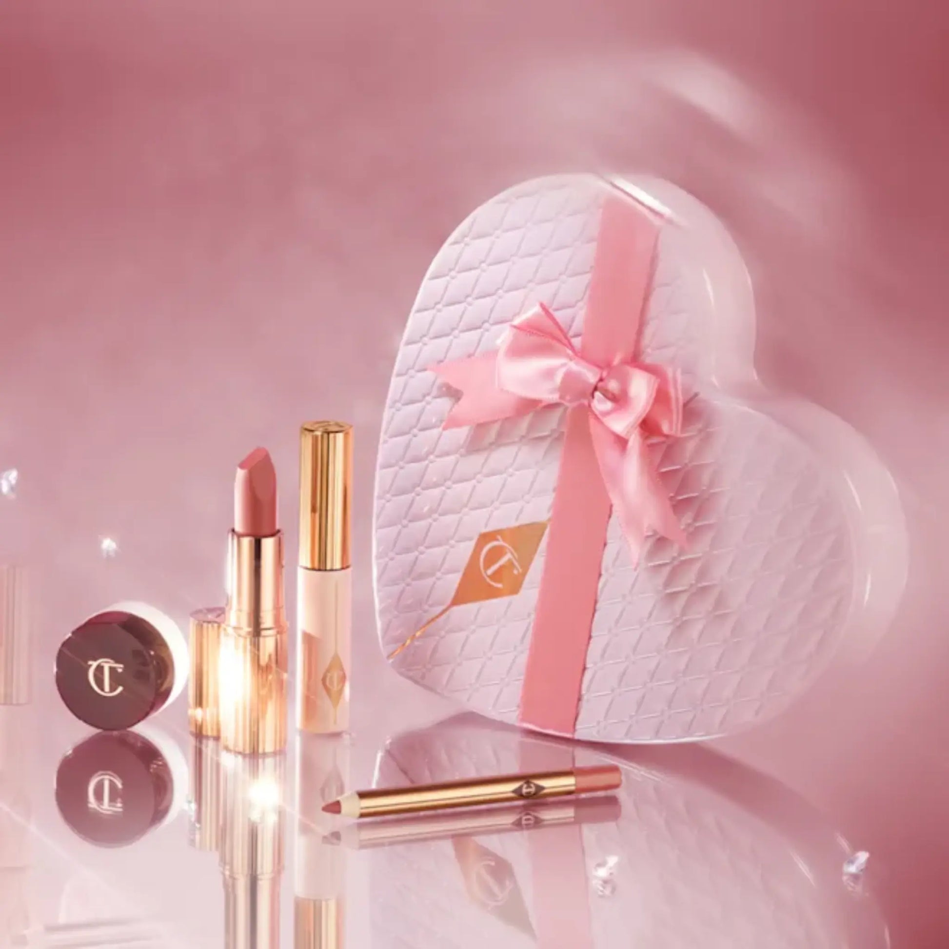 Подарочный набор Charlotte Tilbury Pillow Talk Icons On The Go Findy Uzbekistan