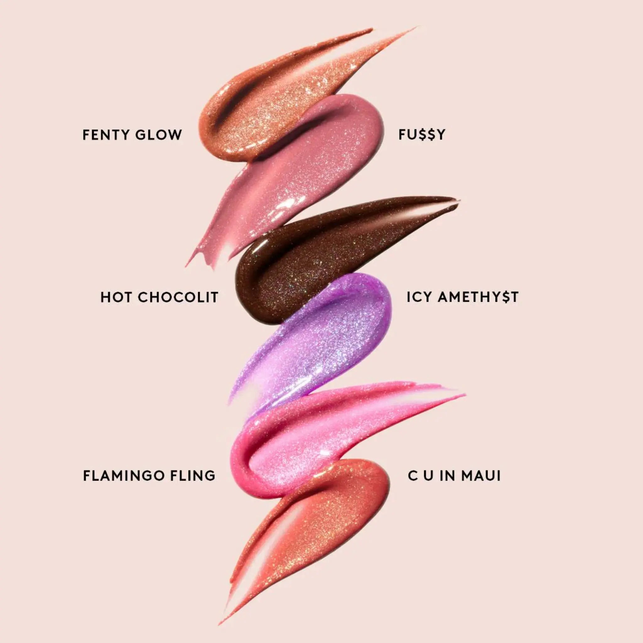 Помада с блестками Fenty Beauty — Gloss Bomb High-Shine Stick / N3 Fenty Glow Findy Uzbekistan
