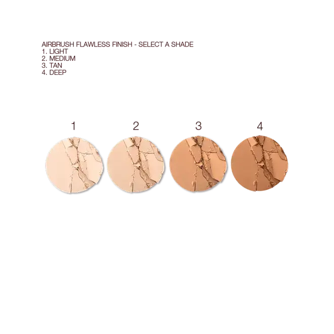Пудра мини Charlotte Tilbury Airbrush Flawless Finish Refillable Blurring & Setting Powder / 2 medium Charlotte Tilbury