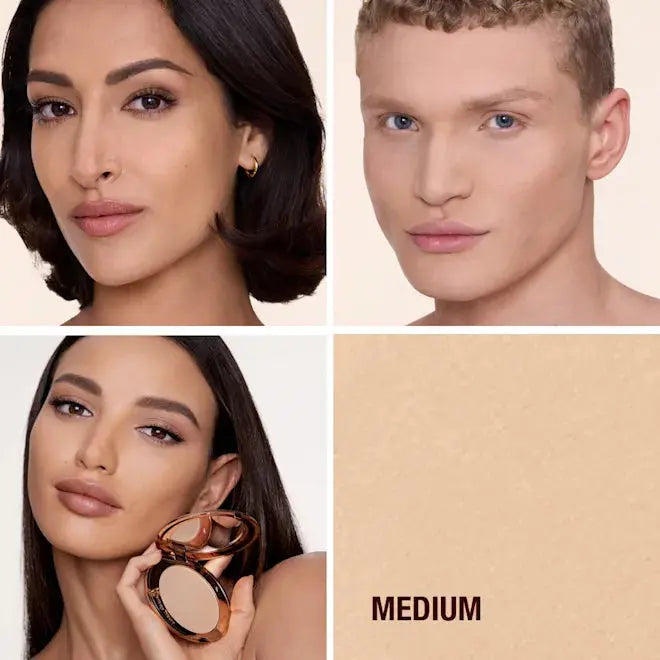 Пудра мини Charlotte Tilbury Airbrush Flawless Finish Refillable Blurring & Setting Powder / 2 medium Charlotte Tilbury