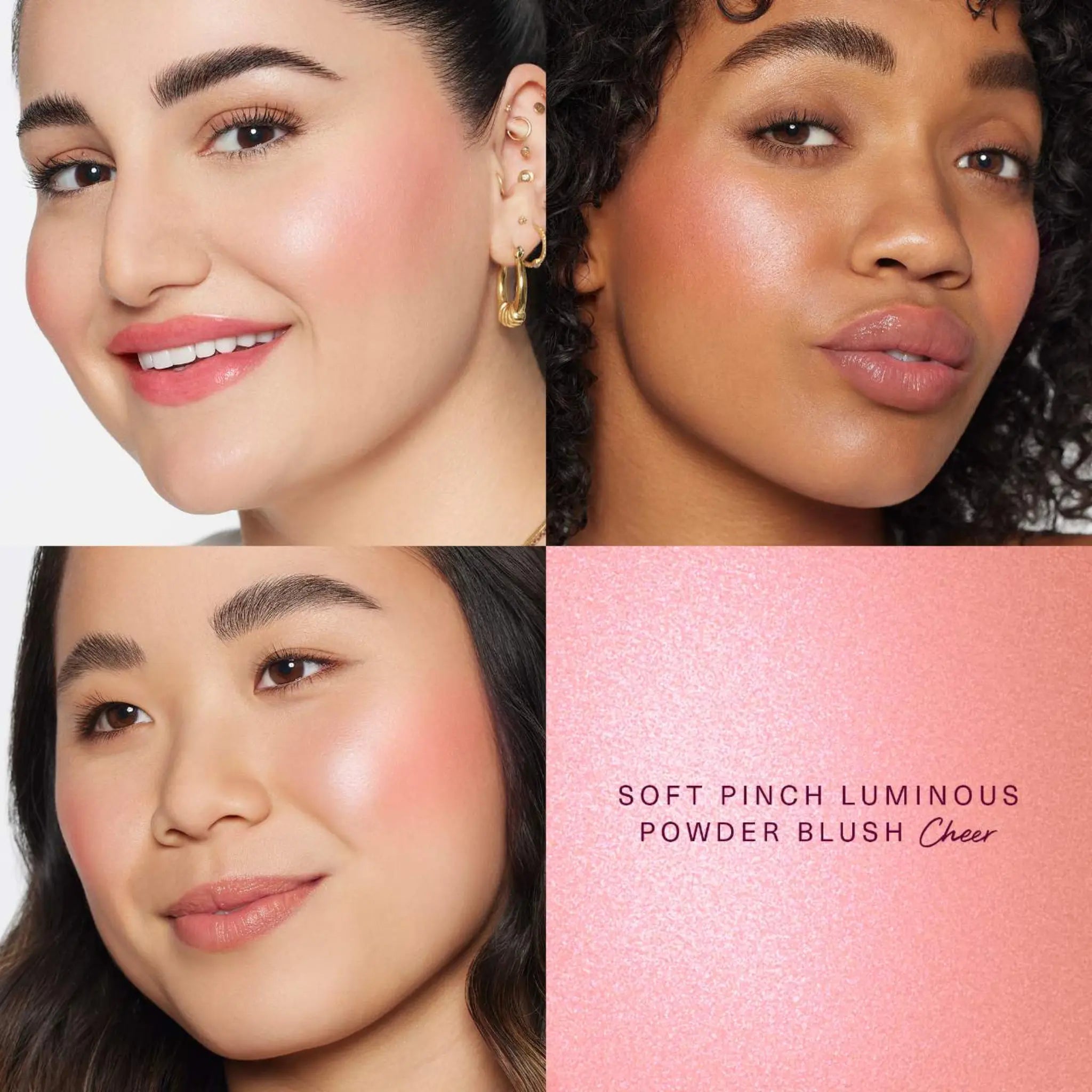 Пудровые румяна Rare Beauty - Soft Pinch Luminous Powder Blush / Cheer Findy Uzbekistan