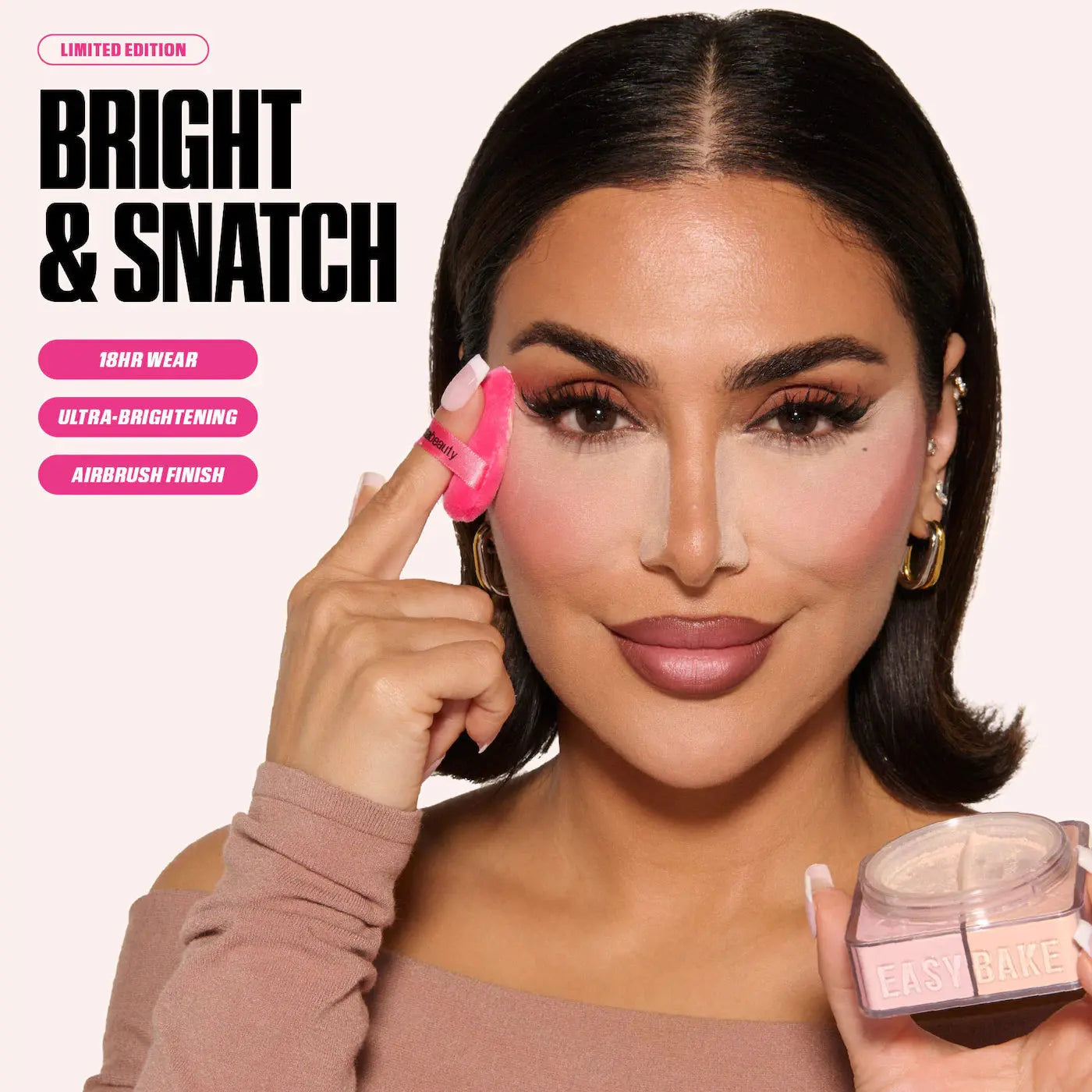 Рассыпчатая пудра - HUDA BEAUTY - Easy Bake Blurring Loose Baking & Setting Powder / Cherry Peach Findy Uzbekistan