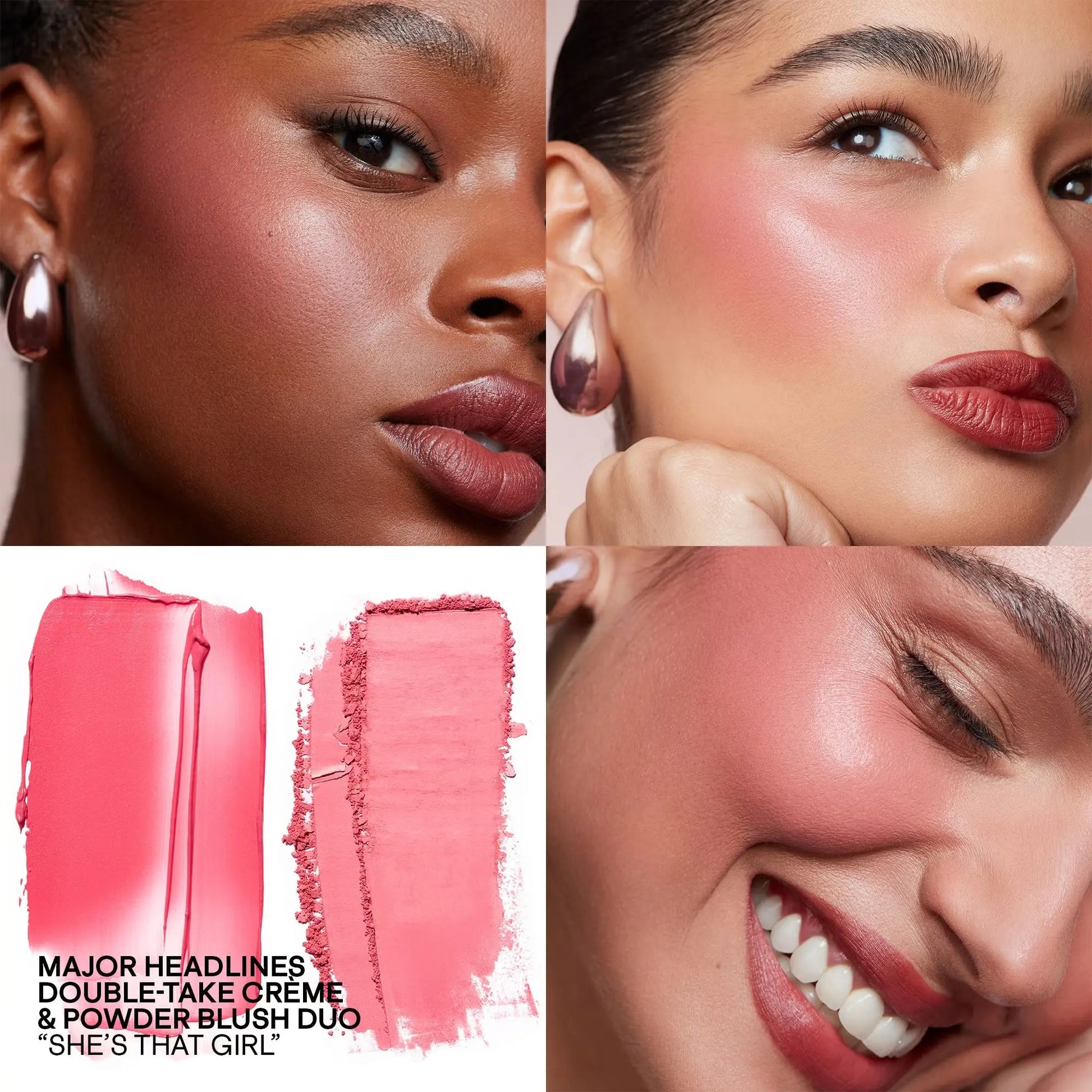 Румяна PATRICK TA - Major Headlines Double-Take Crème & Powder Blush Duo / She's That Girl Findy Uzbekistan