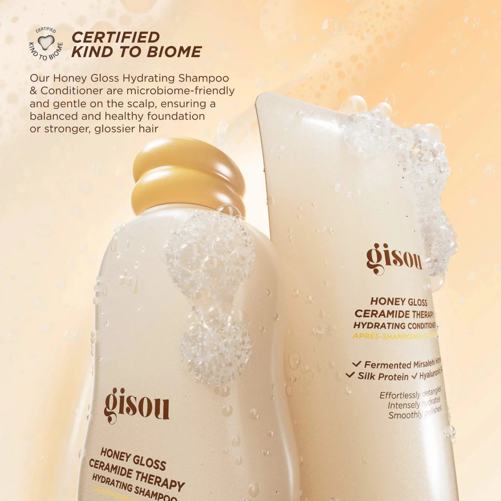 Шампунь Gisou — Honey Gloss Ceramide Therapy Hydrating Shampoo / 250 мл Findy Uzbekistan