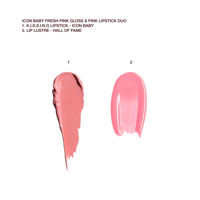 Набор Charlotte Tilbury Icon Baby Lipstick & Gloss Duo / оттенок Icon Baby