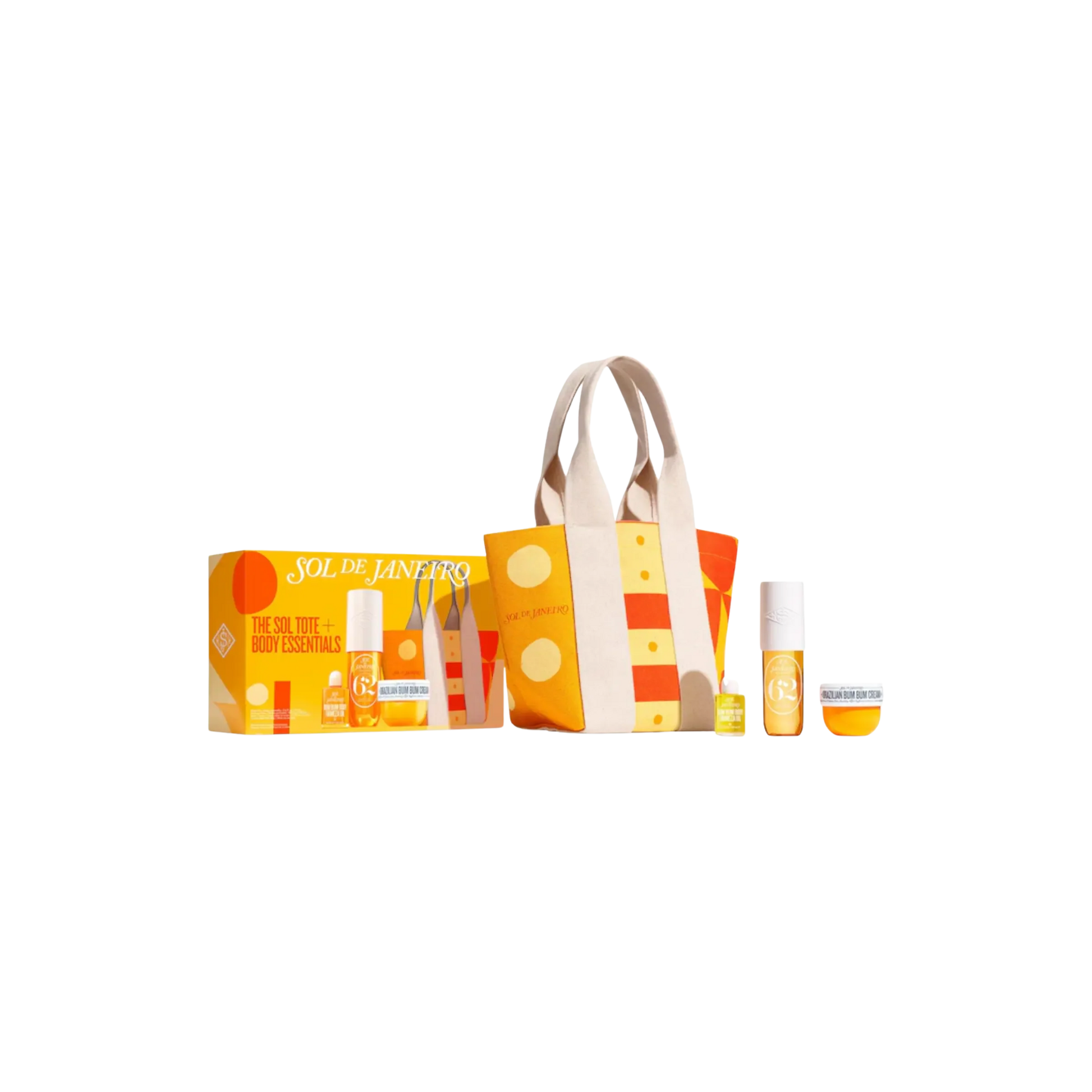 Набор Sol de Janeiro Limited Edition Sol Tote + Body Essentials / лимитированный набор Sol De Janeiro