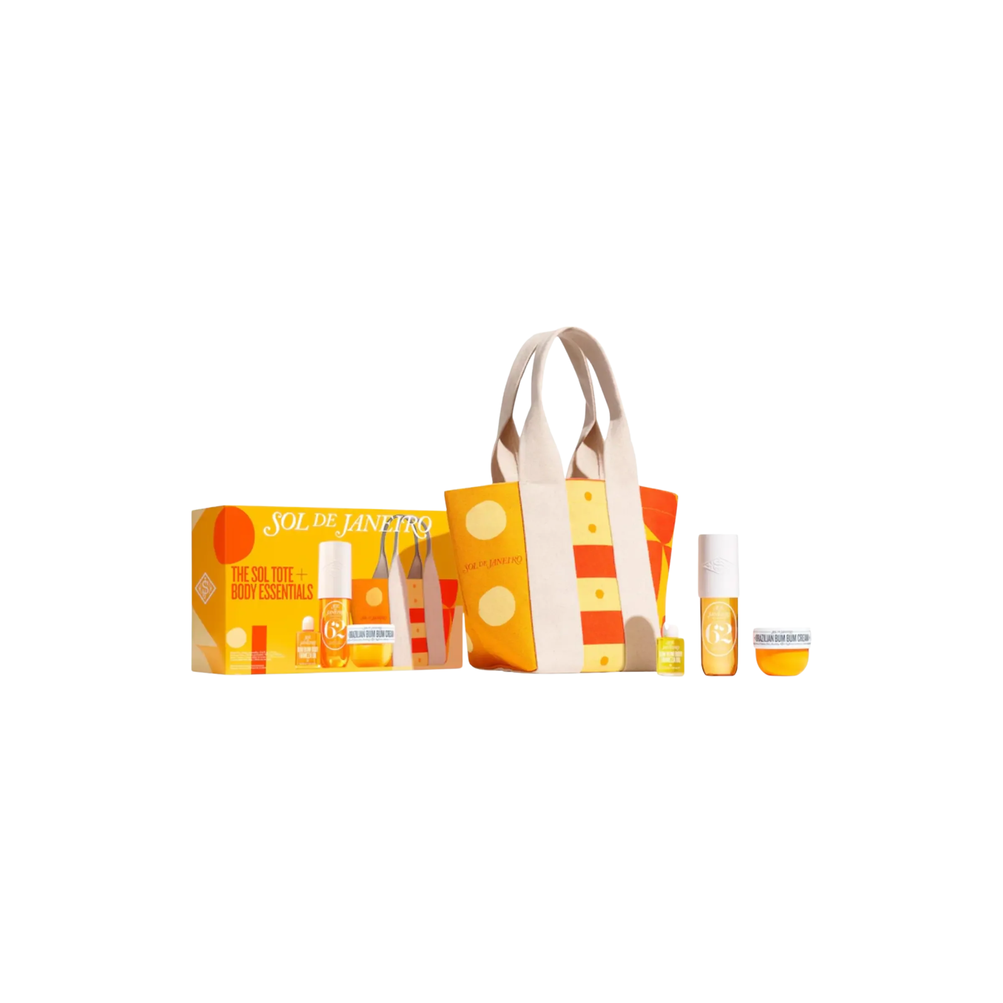 Набор Sol de Janeiro Limited Edition Sol Tote + Body Essentials / лимитированный набор Sol De Janeiro