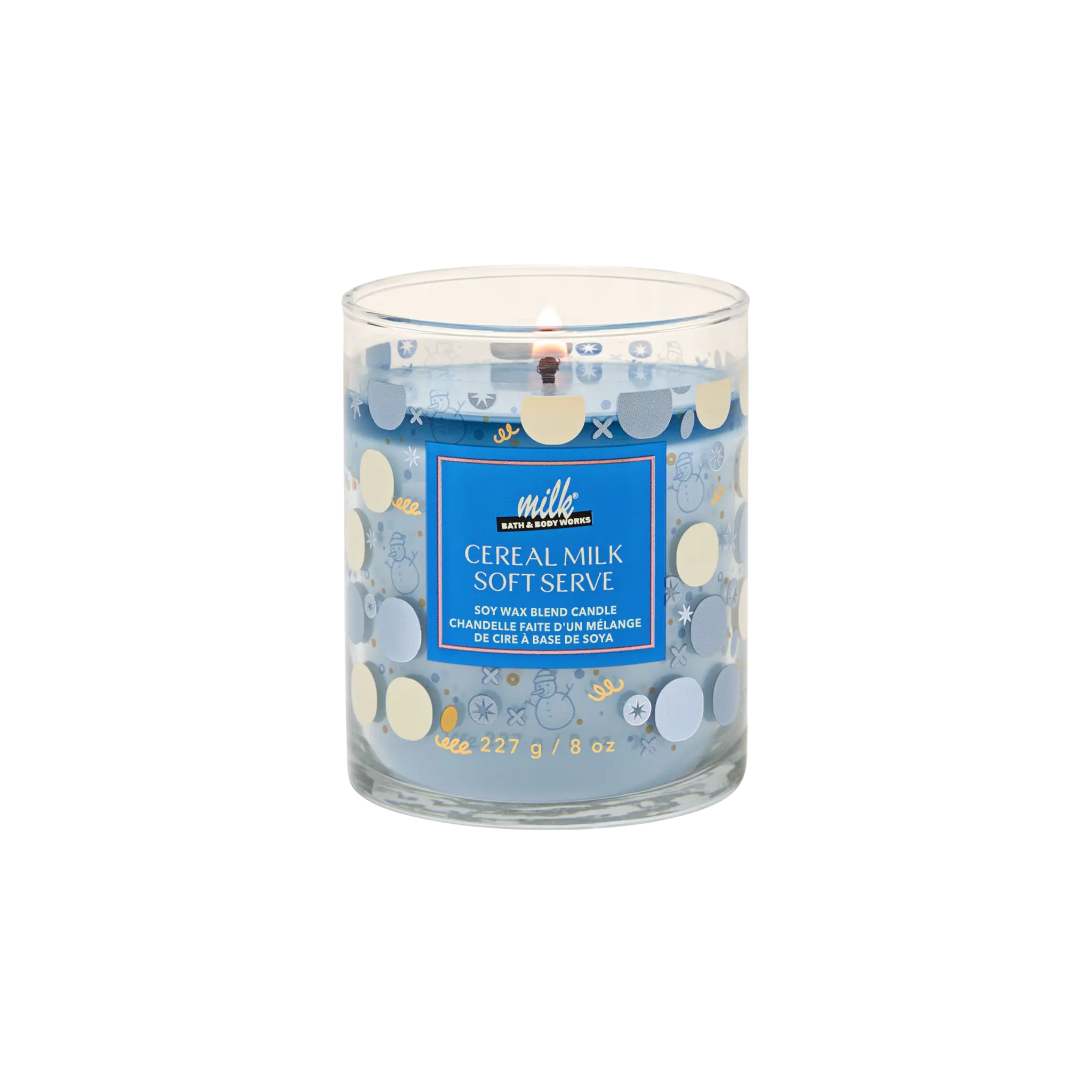Свеча Bath & Body Works CEREAL MILK SOFT SERVE / 411g Findy Uzbekistan