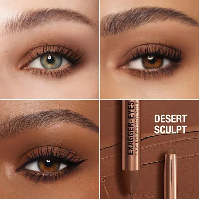 Тени-стик / Charlotte Tilbury Exagger-Eyes Easy Eyeshadow Stick / Matte Blur / Desert Sculpt Charlotte Tilbury