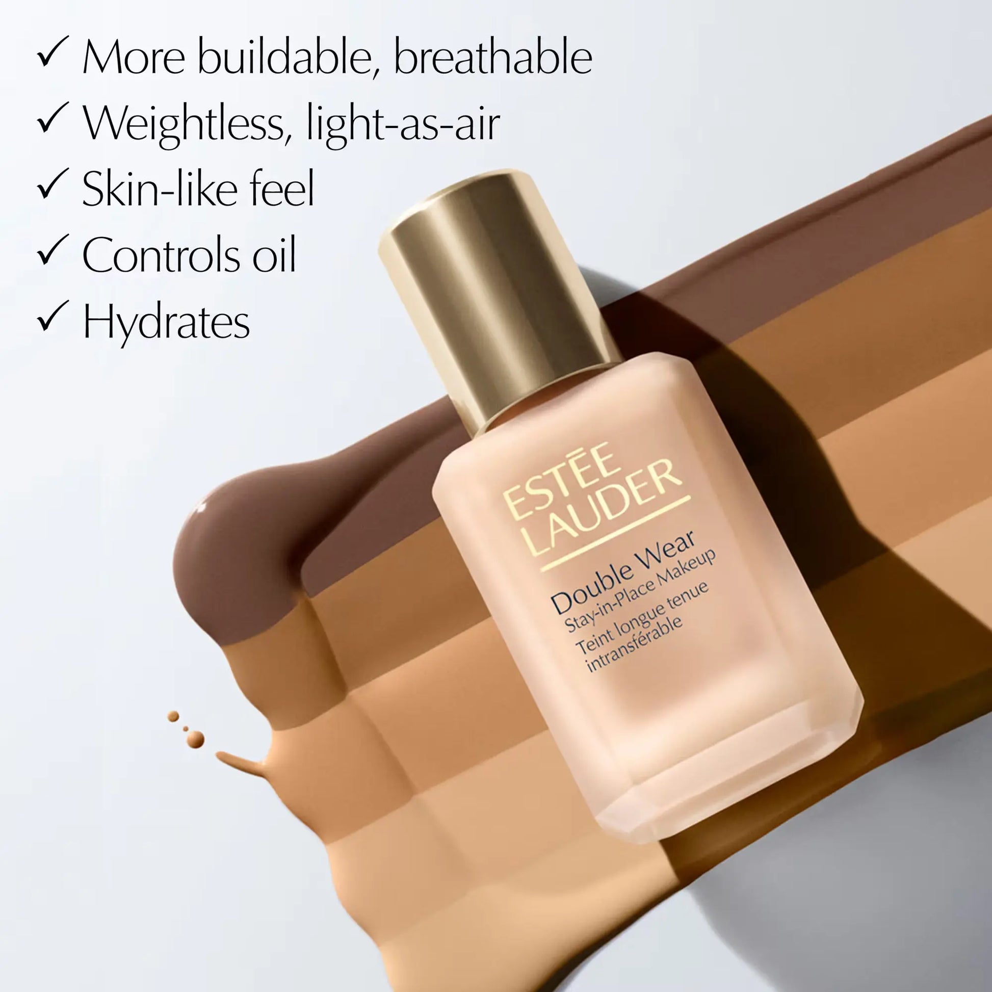 Тональный крем / Estee Lauder Double Wear Stay-in-Place Makeup / Teint longue tenue intransferable / 2w2 Rattan Findy Uzbekistan