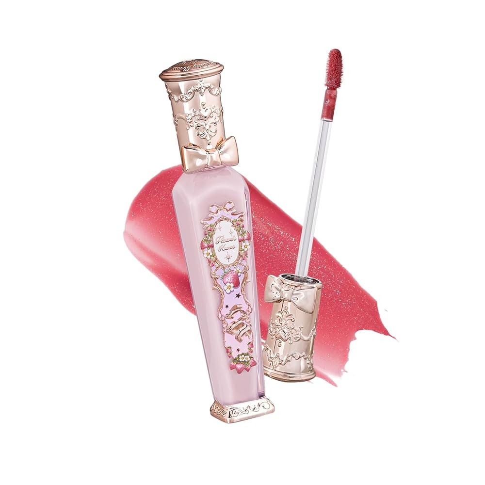 Блеск для губ Flower Knows Violet Strawberry Rococo Glowy Lip Gloss / G02 Raspberry Booze / 3.5 мл