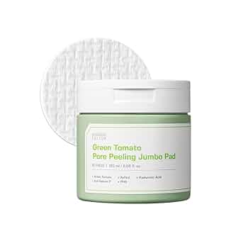 Пэды для лица Пилинговые Sungboon Editor Green Tomato Pore Peeling Jumbo Pad / 60 шт