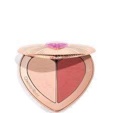 Charlotte Tilbury Pillow Talk Beauty Soulmates Airbrush Flawless Finish Brightening and Blush Powder Palette