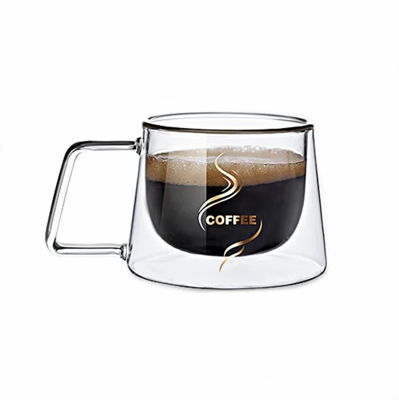 Lavin Coffee Double Walled Mug Cup 200 ml Double Layer Cup