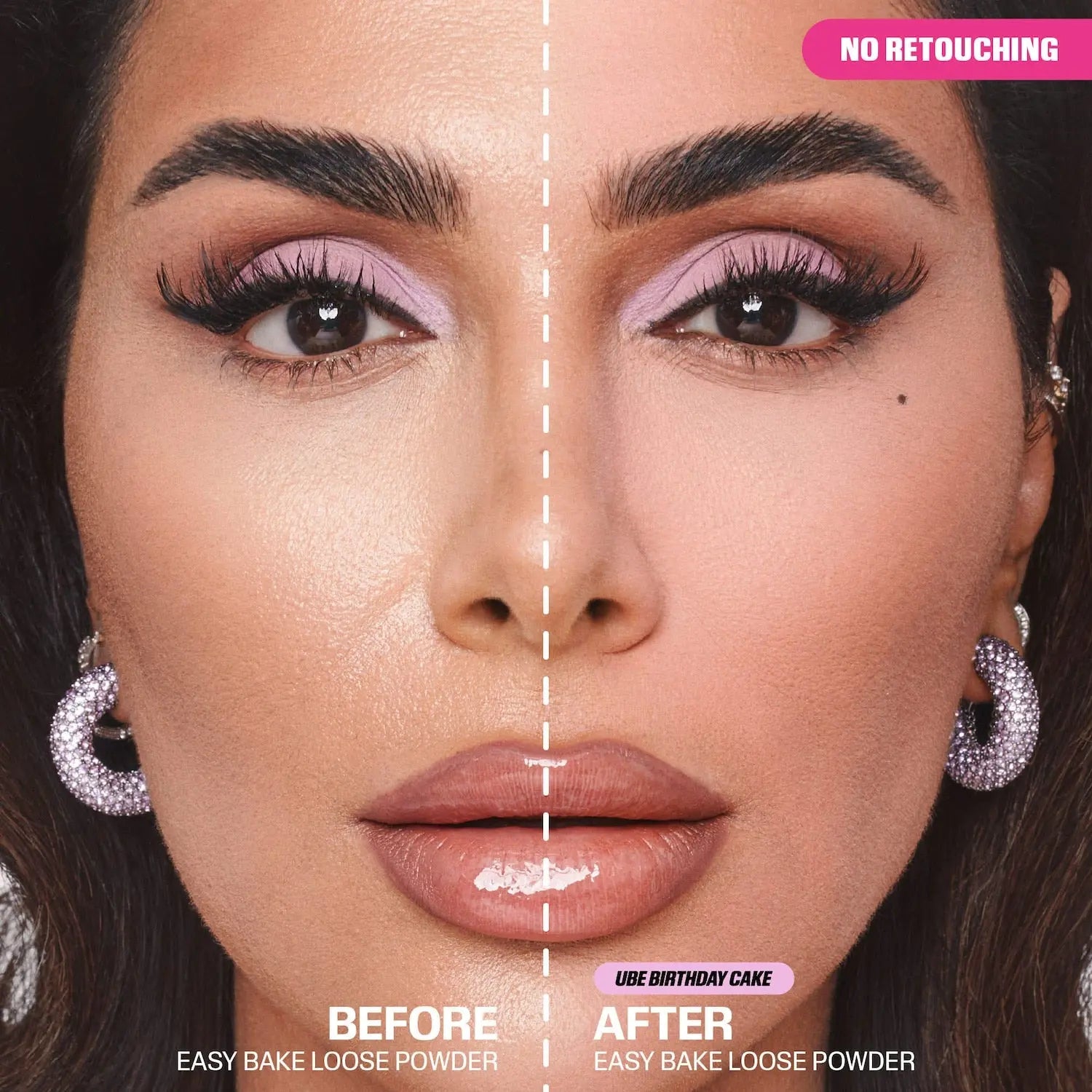 рассыпчатая пудра / HUDA BEAUTY Mini Easy Bake Loose Baking & Setting Powder / Ube Birthday Cake Findy Uzbekistan