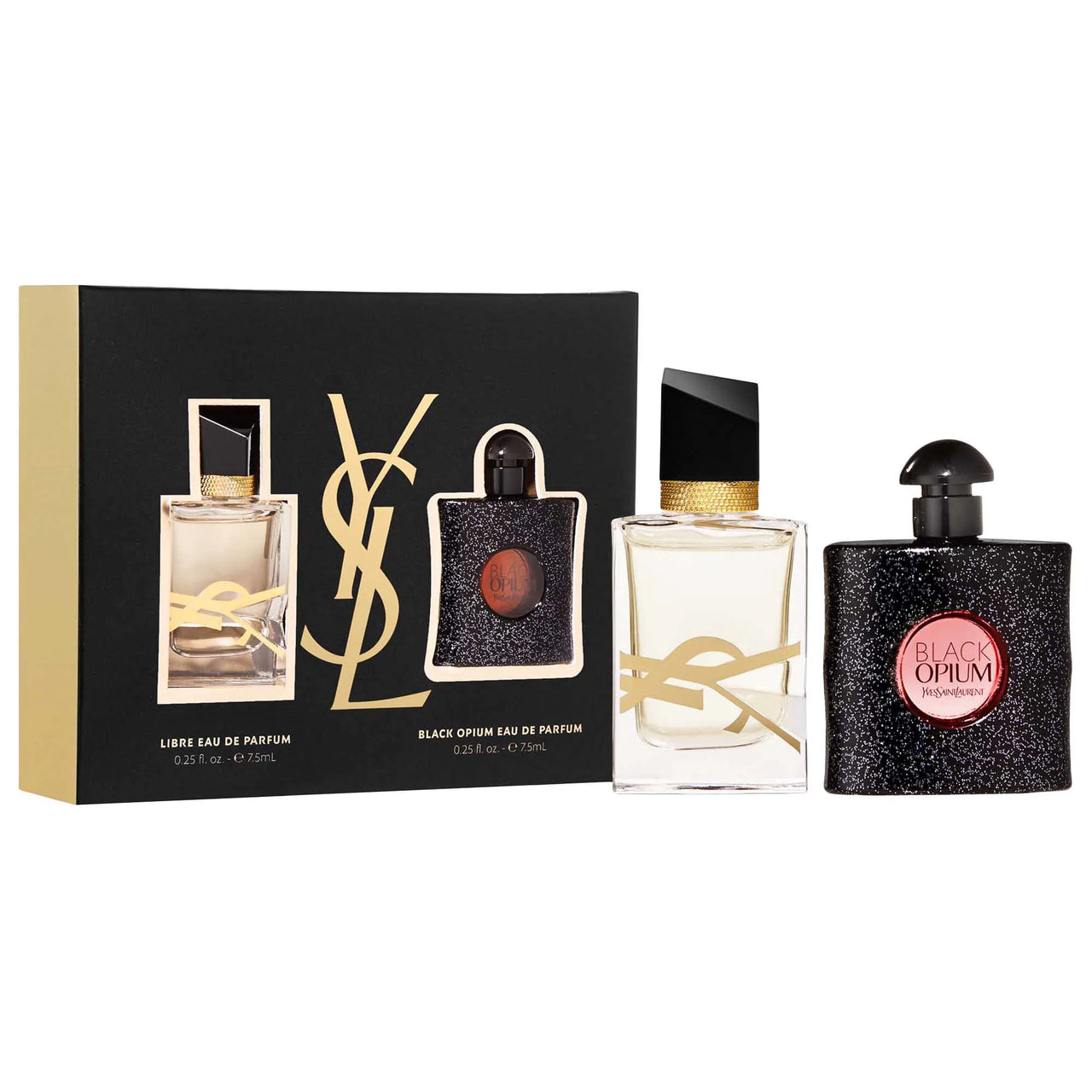 Yves Saint Laurent Mini Black Opium &amp; Libre Eau de Parfum to'plami