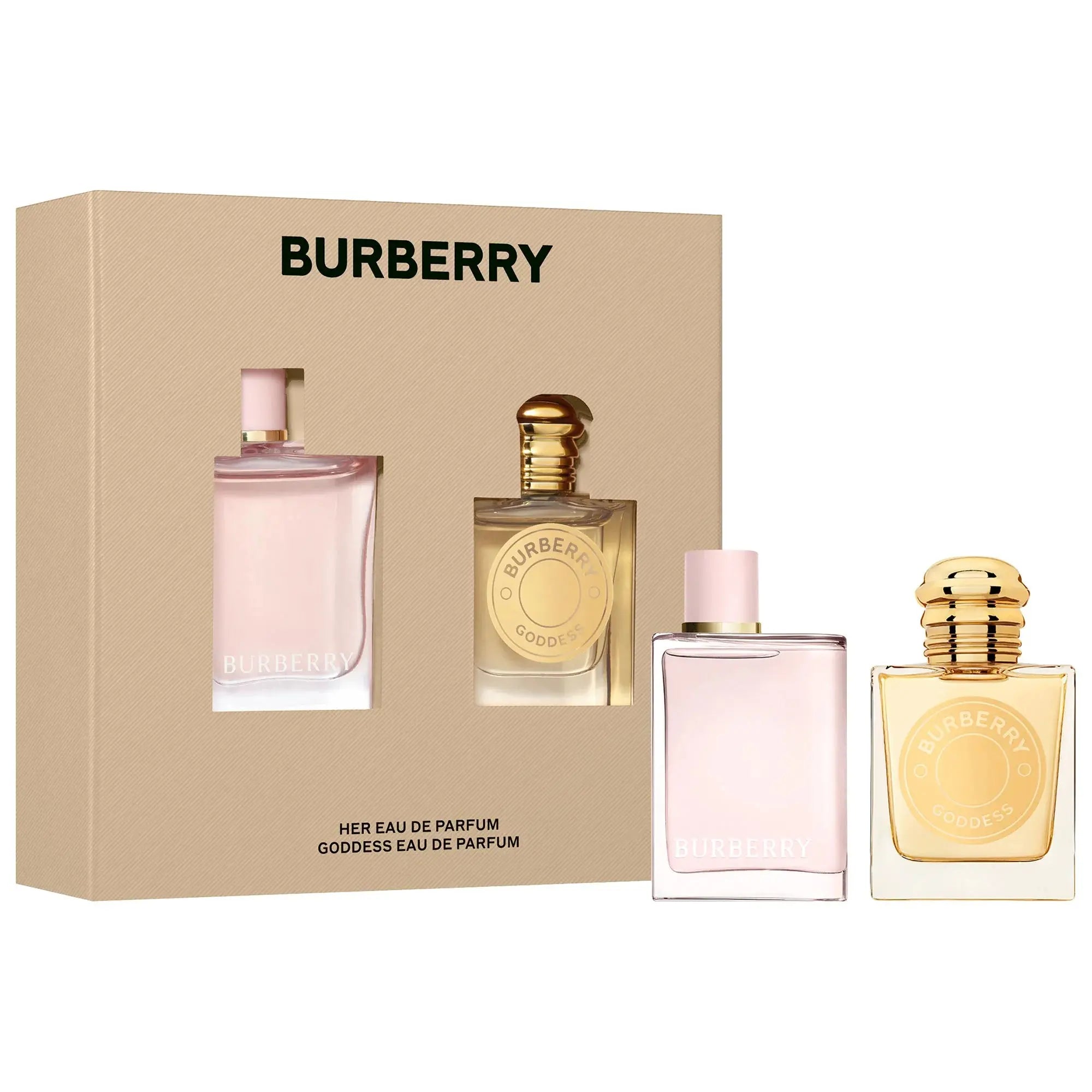 BURBERRY Mini Her & Goddess Perfume Duo Set BURBERRY